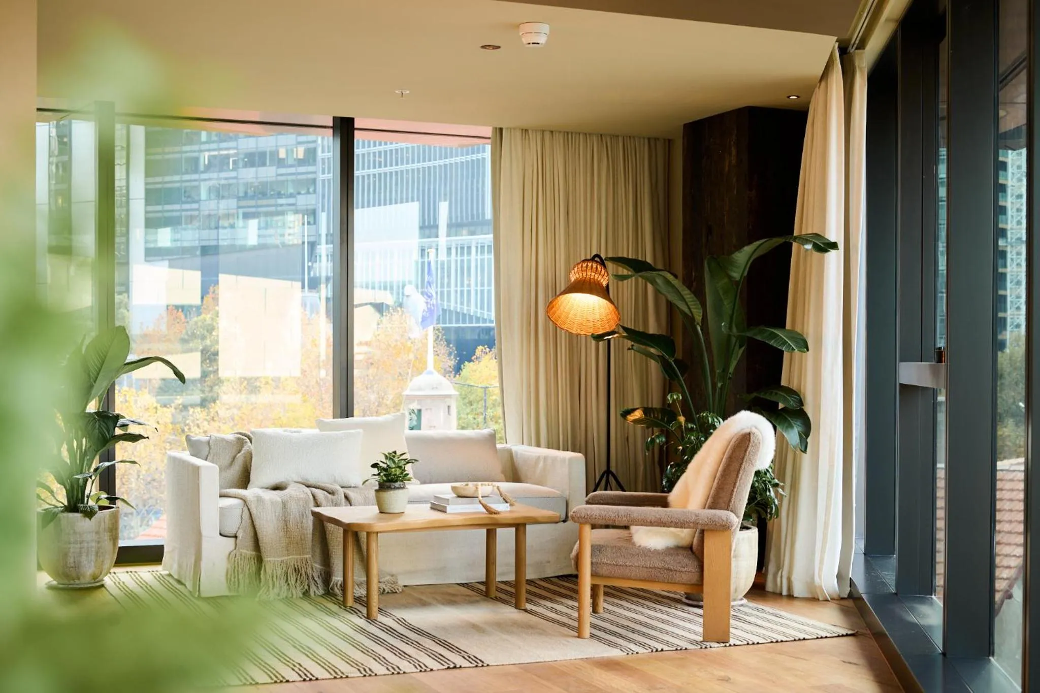 Seating area in 1 Hotel Melbourne