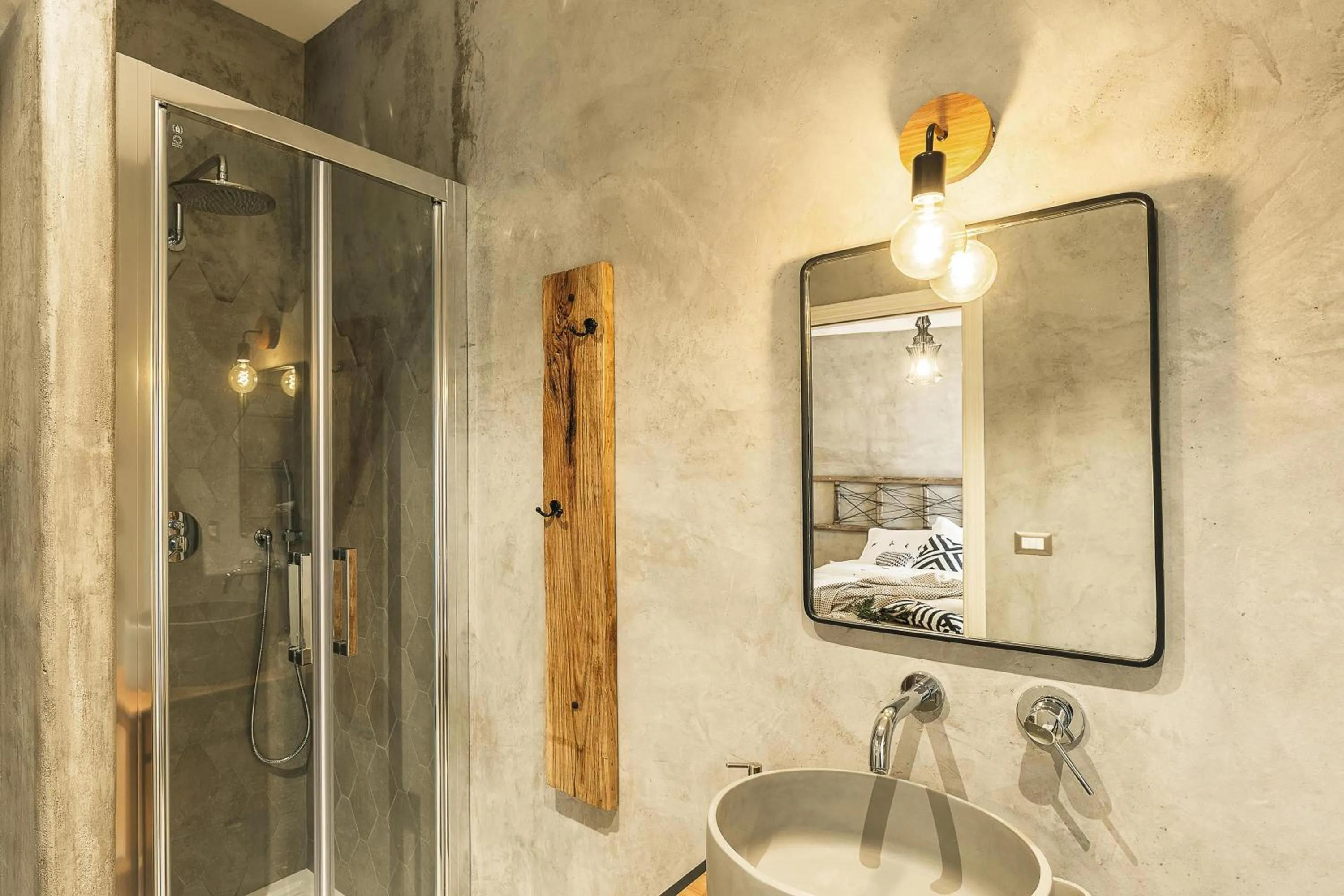 Shower in B&B I Cinque Mori