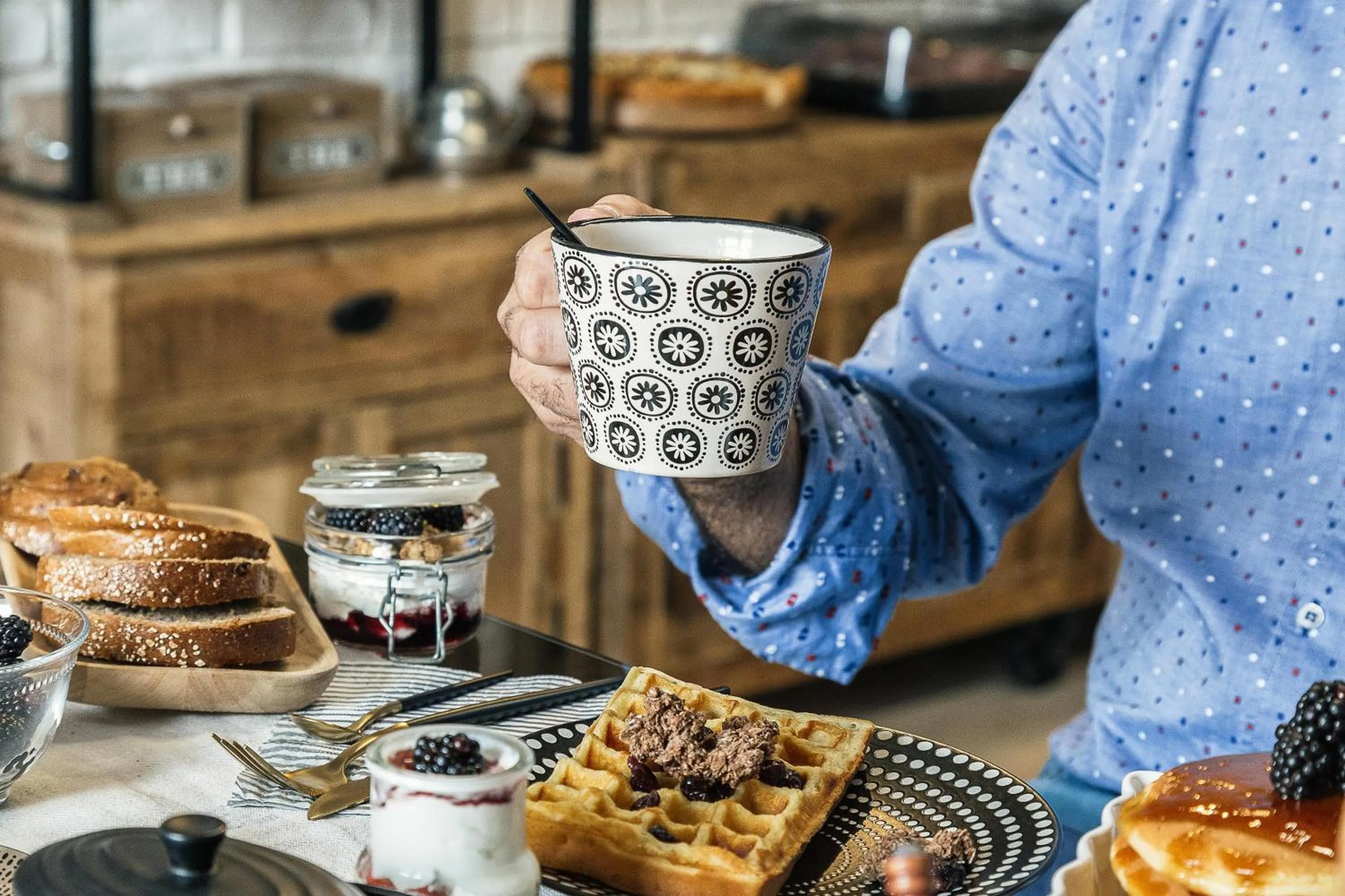 Breakfast in B&B I Cinque Mori