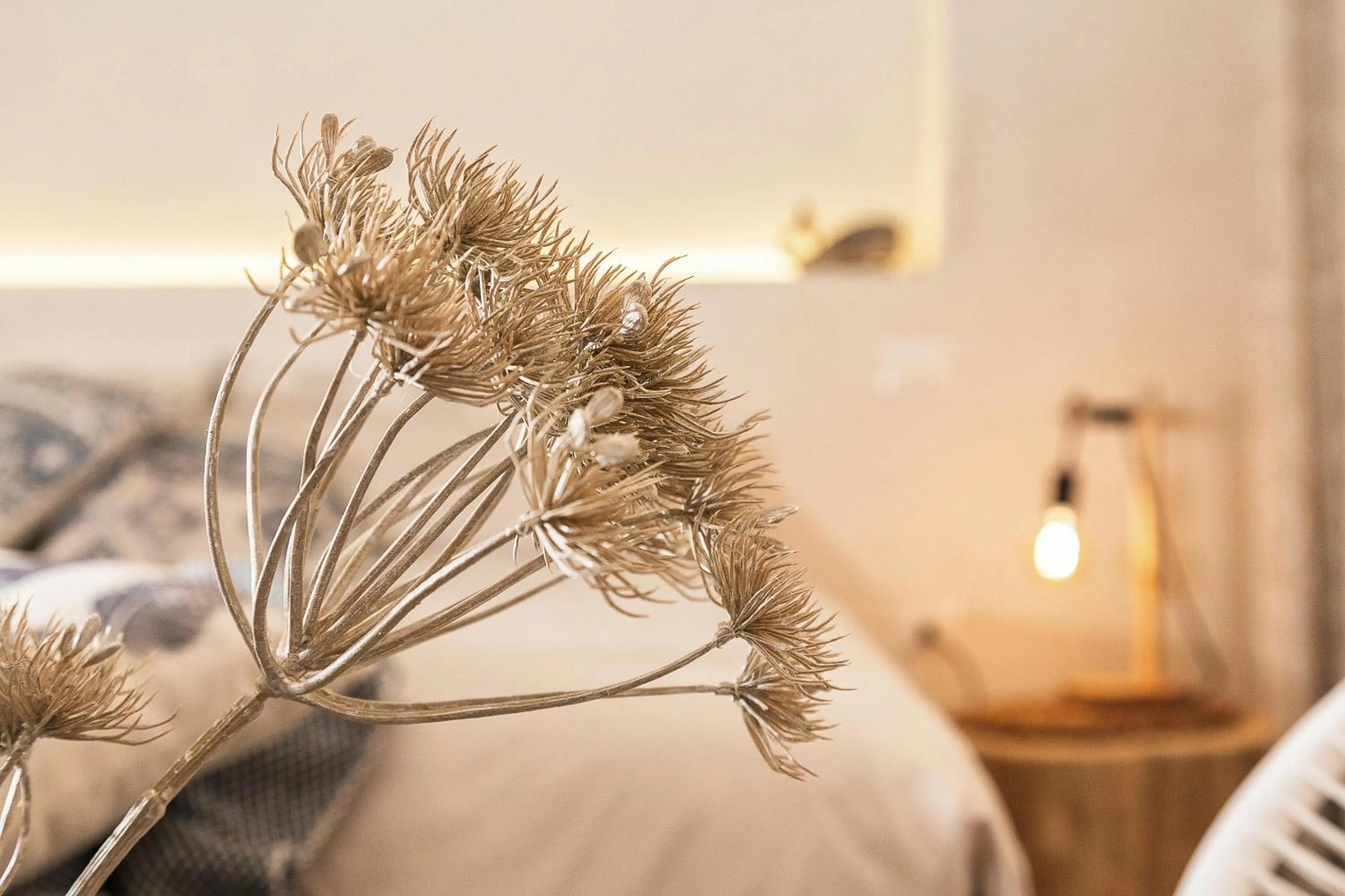 Decorative detail, Bed in B&B I Cinque Mori