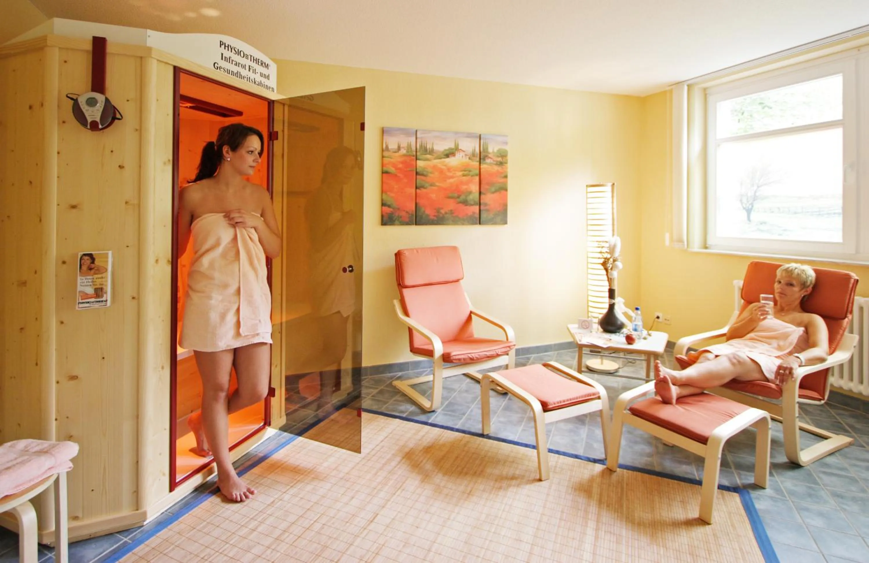 Sauna in Akzent Hotel Am Burgholz