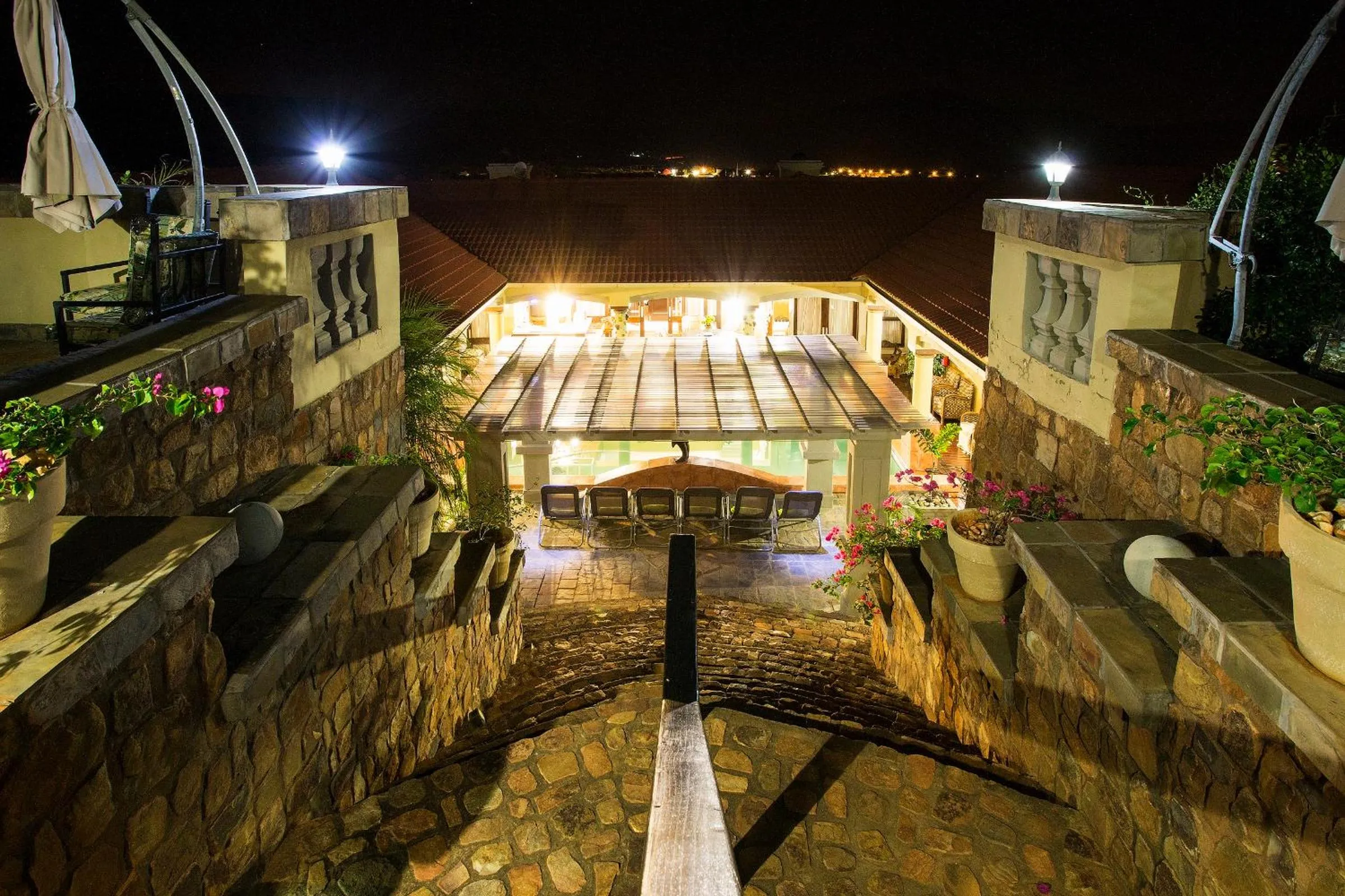 Property building in The Royal Palm B&B