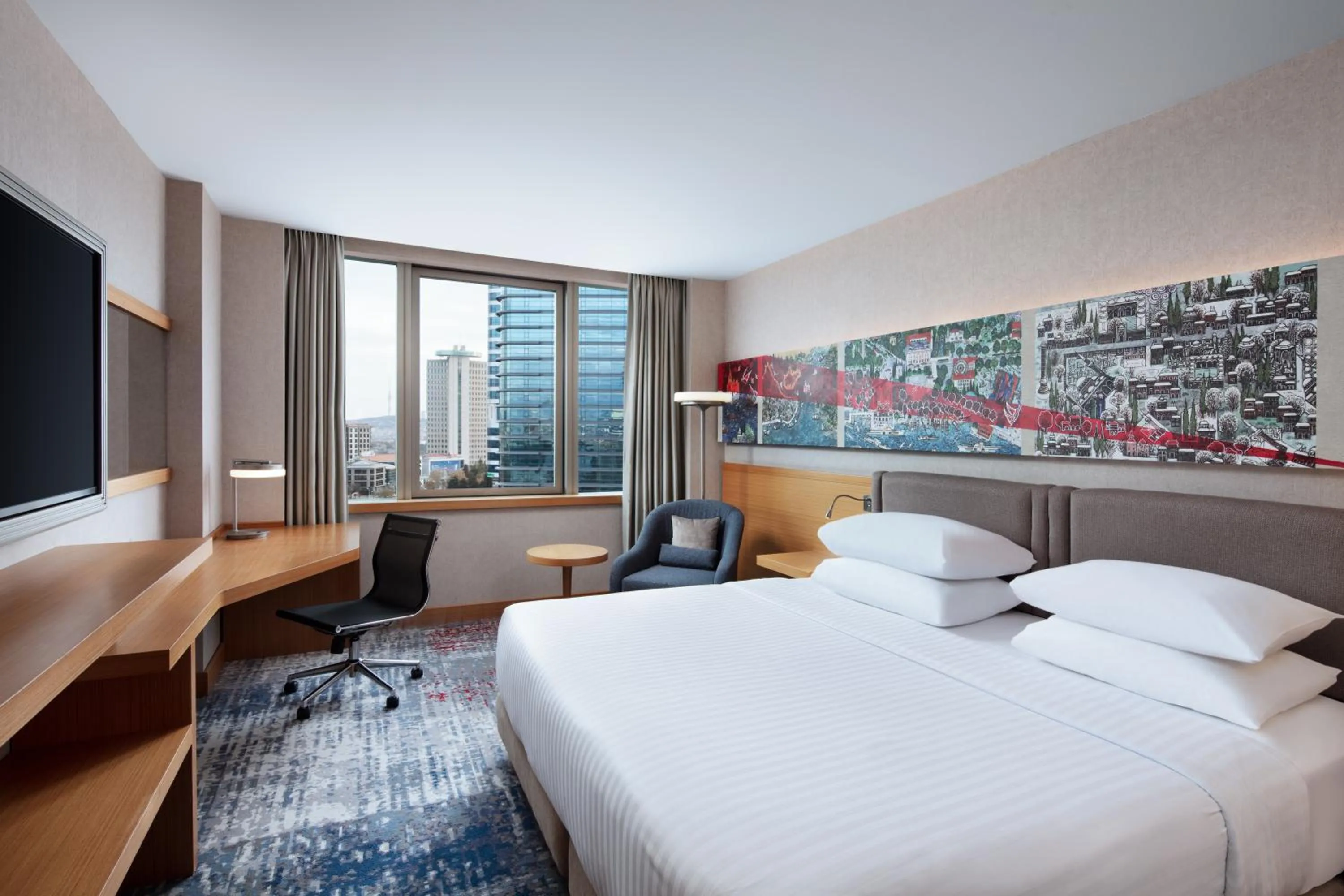Photo of the whole room, Bed in Delta Hotels by Marriott Istanbul Levent