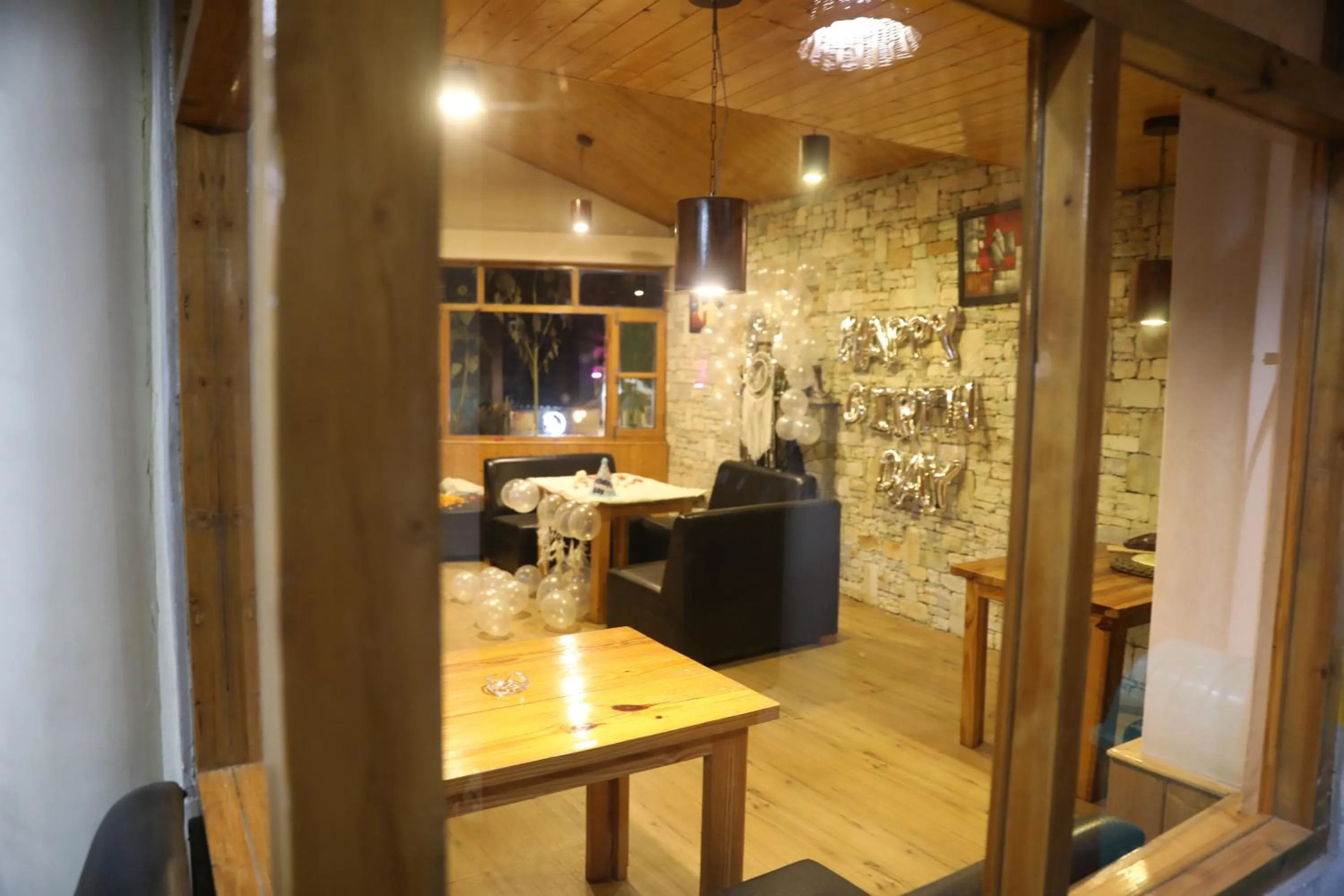 Dining area in Hotel Purnima - A Riverside Hotel in Kasol