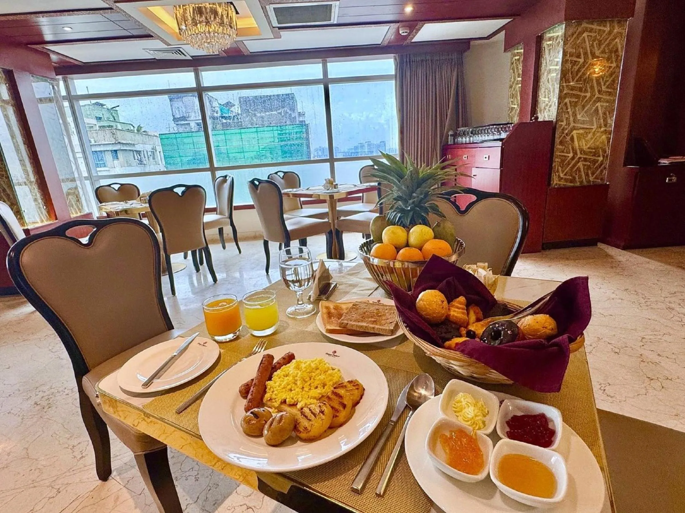 Breakfast in Grand Palace Hotel & Resort Dhaka