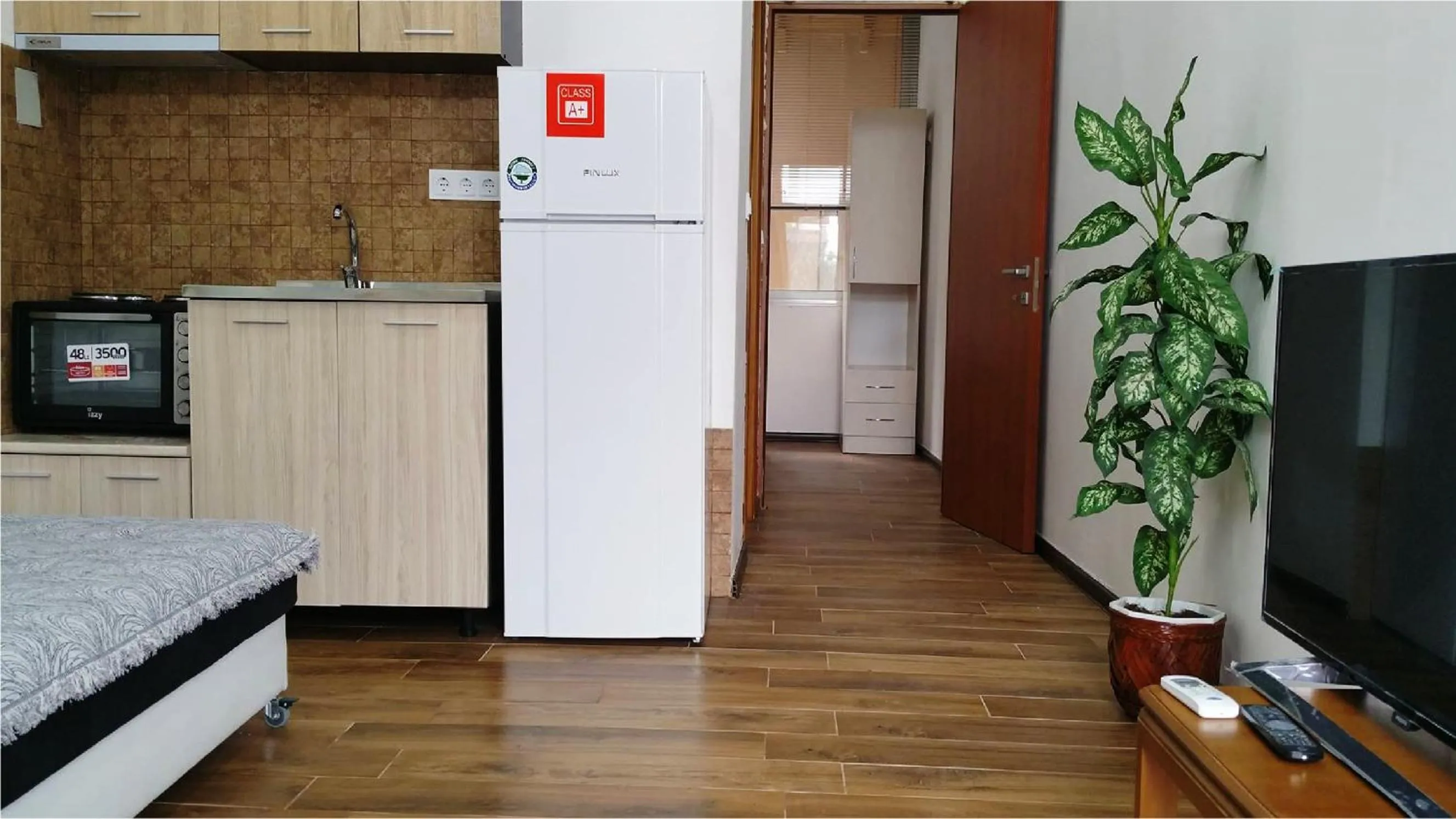 Kitchen or kitchenette in Villa Anna