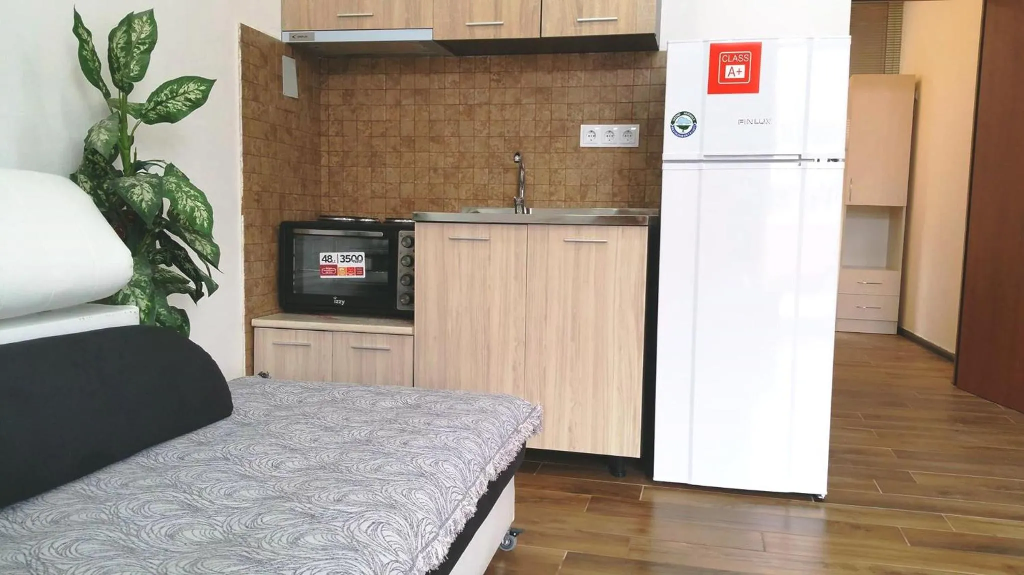 Kitchen or kitchenette in Villa Anna