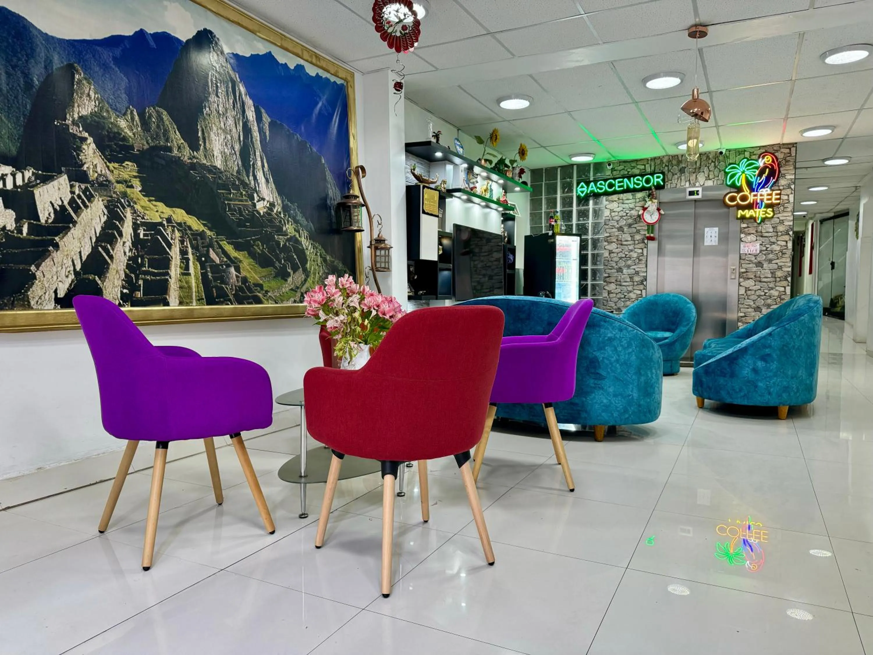 Lobby or reception in Hotel Plateros