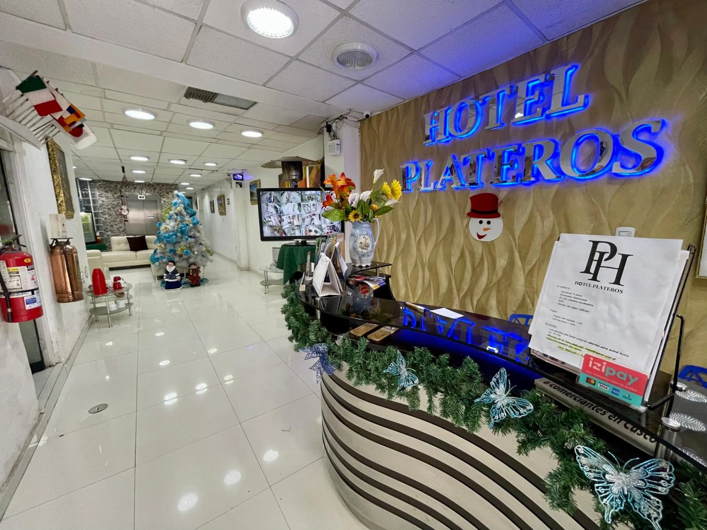 Lobby or reception in Hotel Plateros