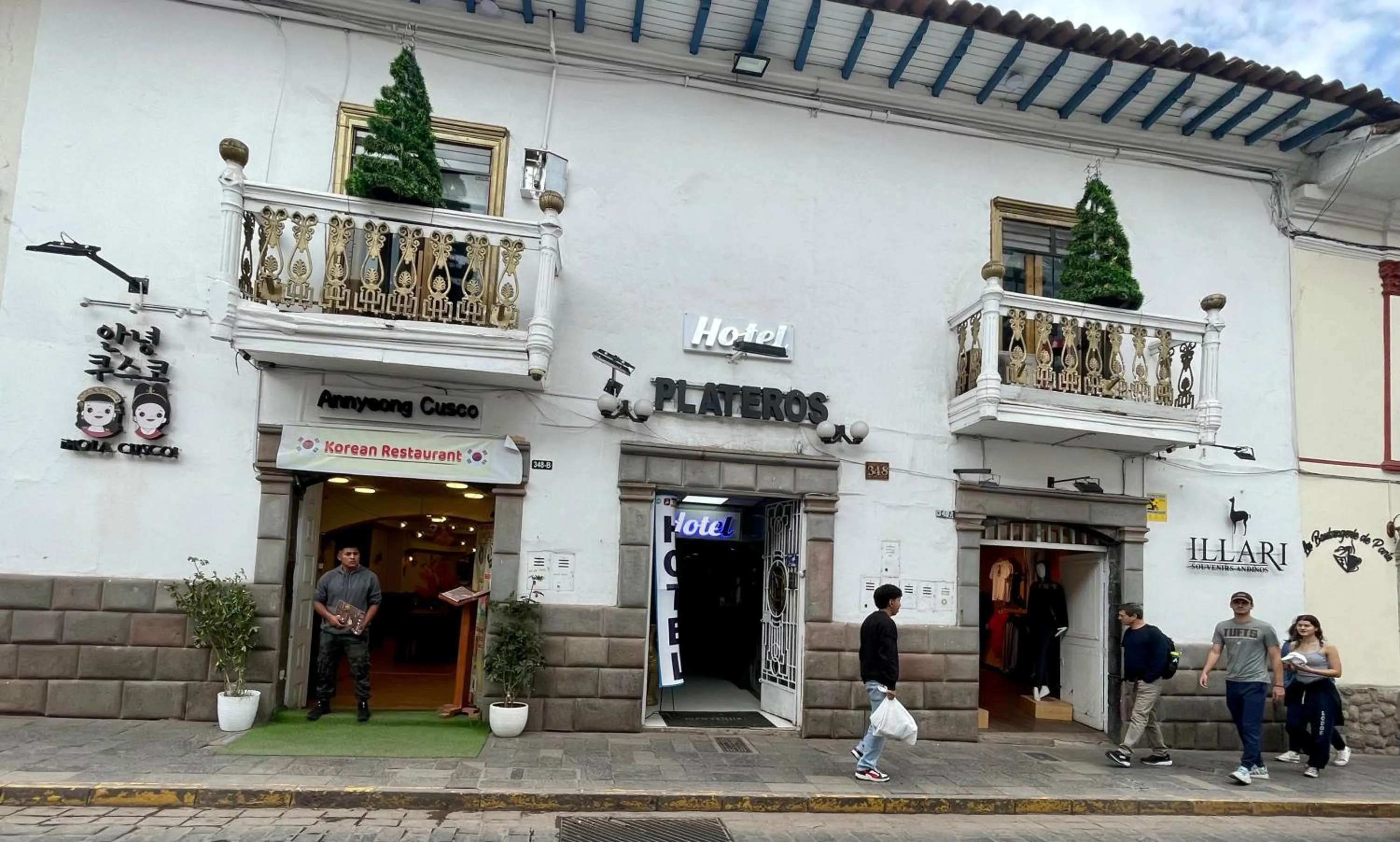 Facade/entrance in Hotel Plateros