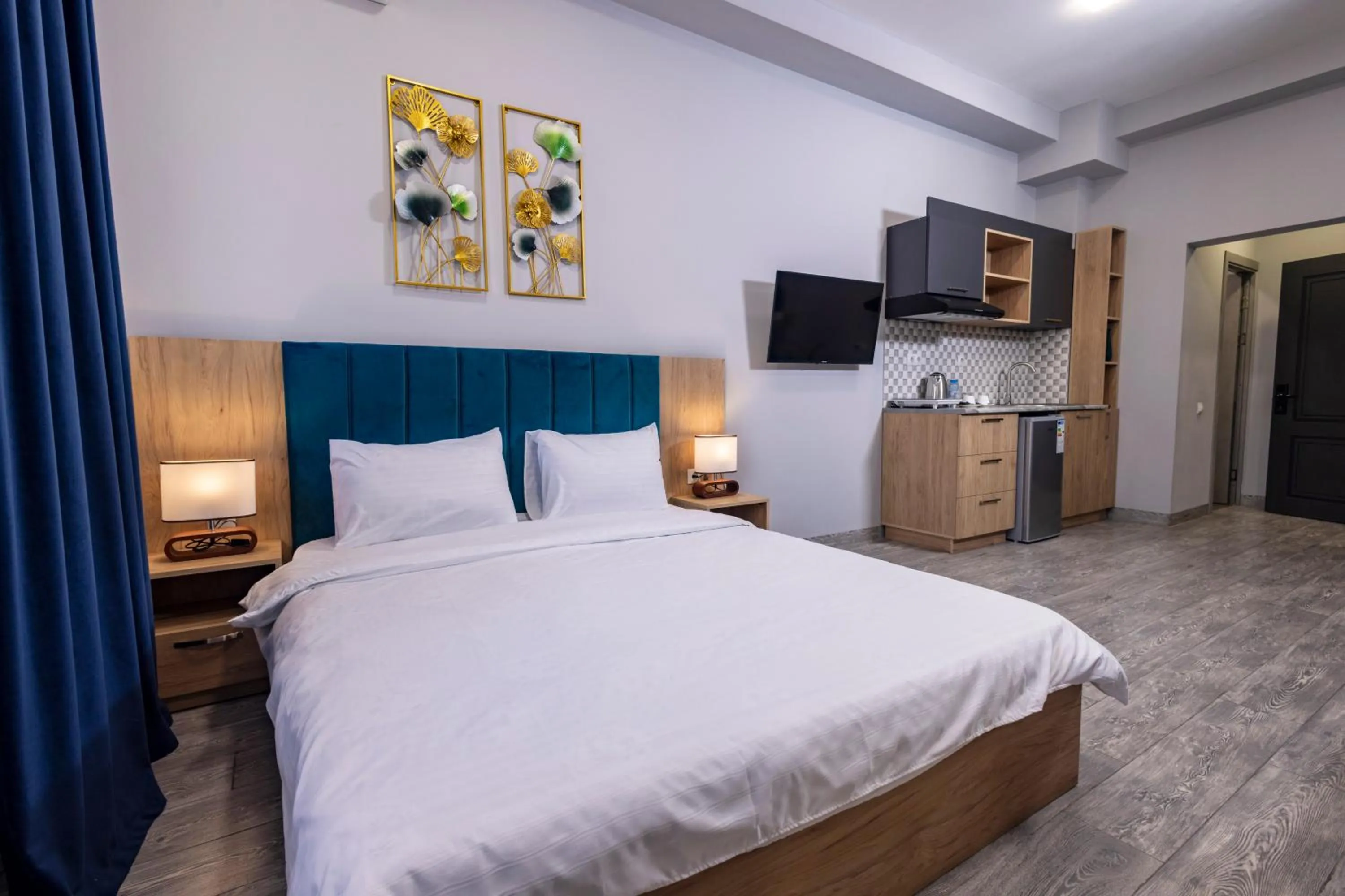 Bed in Horizon Hotel, Yerevan