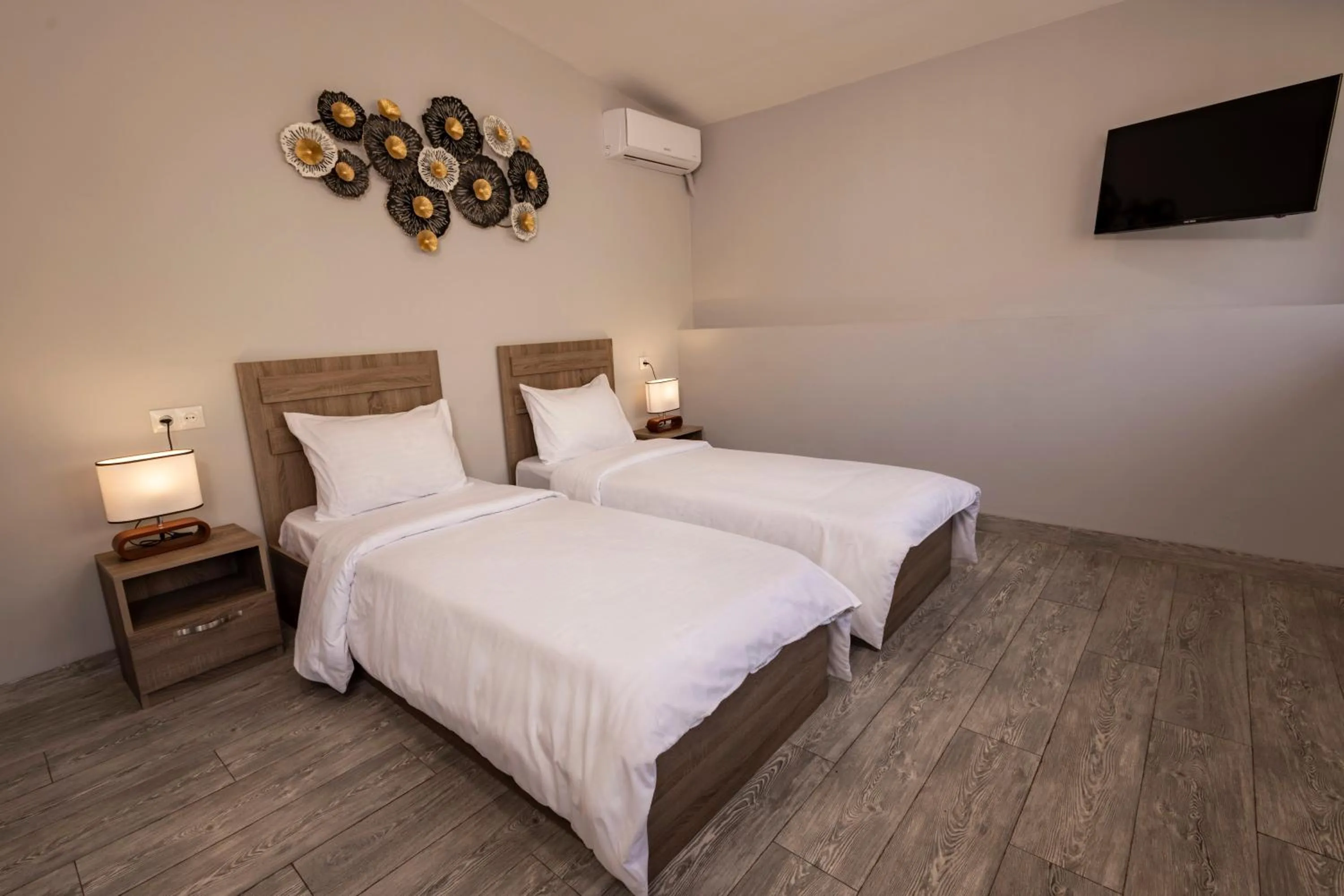 Bed in Horizon Hotel, Yerevan