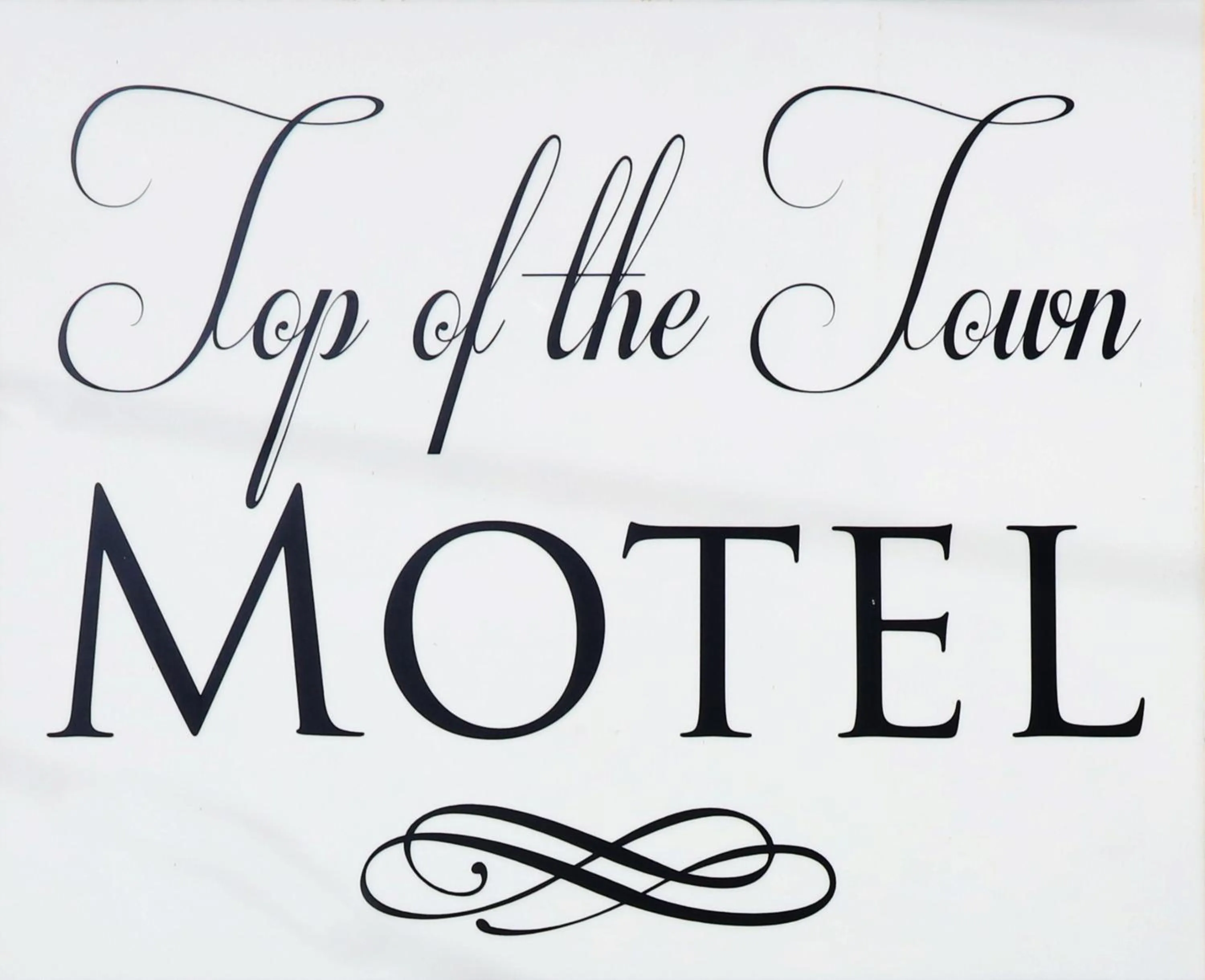 Logo/Certificate/Sign in Top of the Town Motel & Apartments