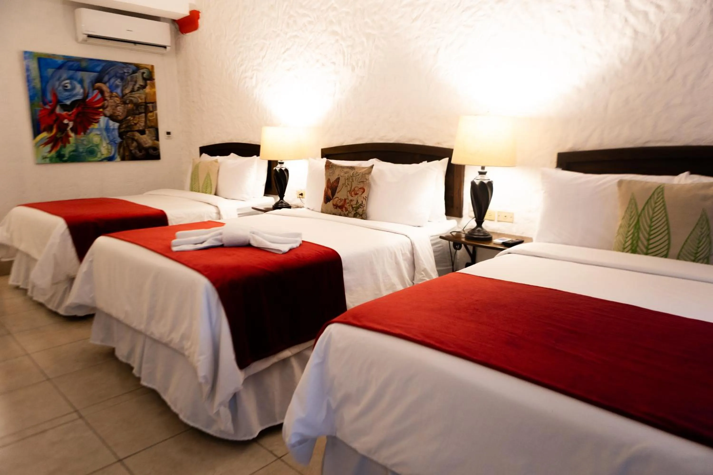 Bed in Hotel Ciudad Blanca