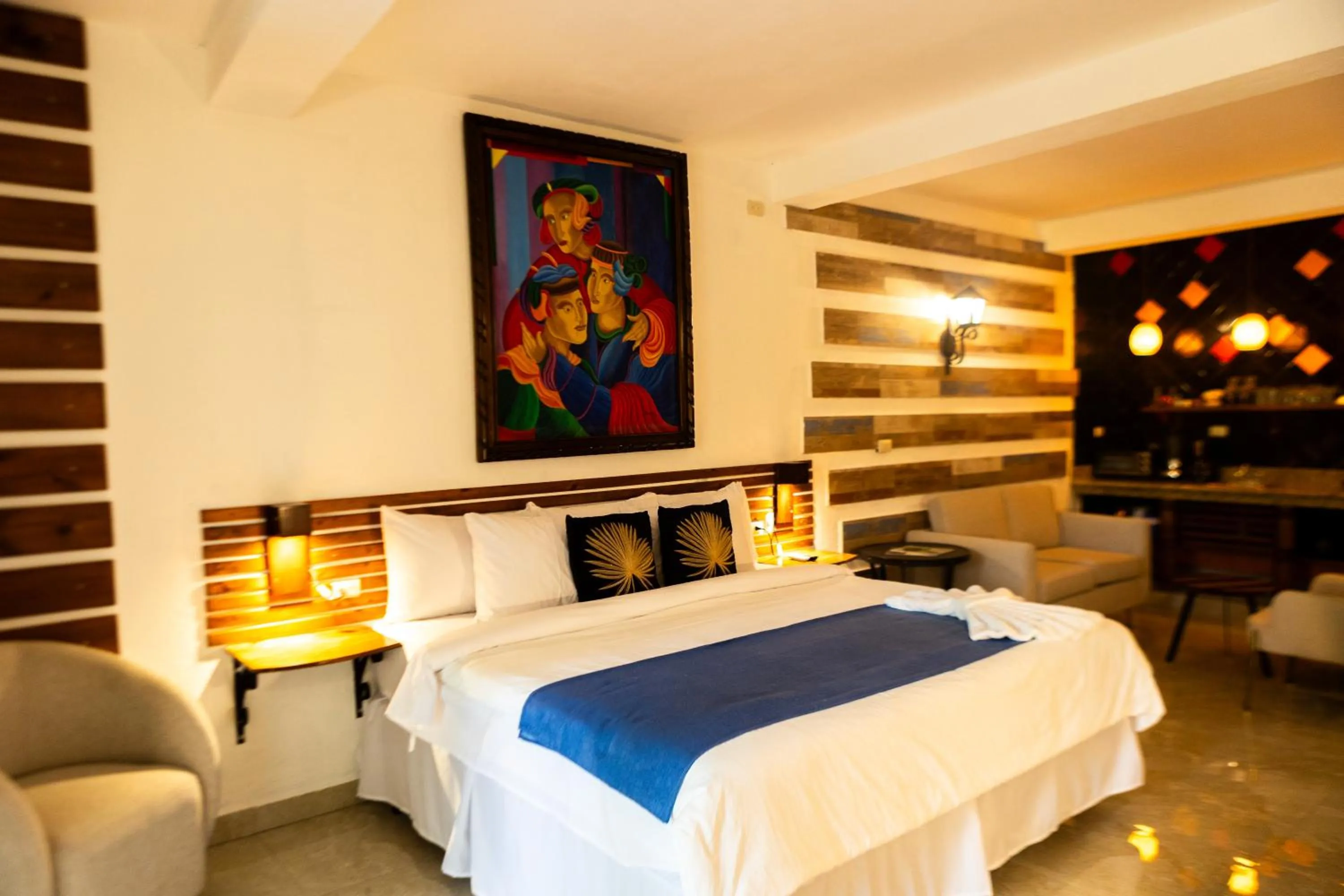 Bed in Hotel Ciudad Blanca