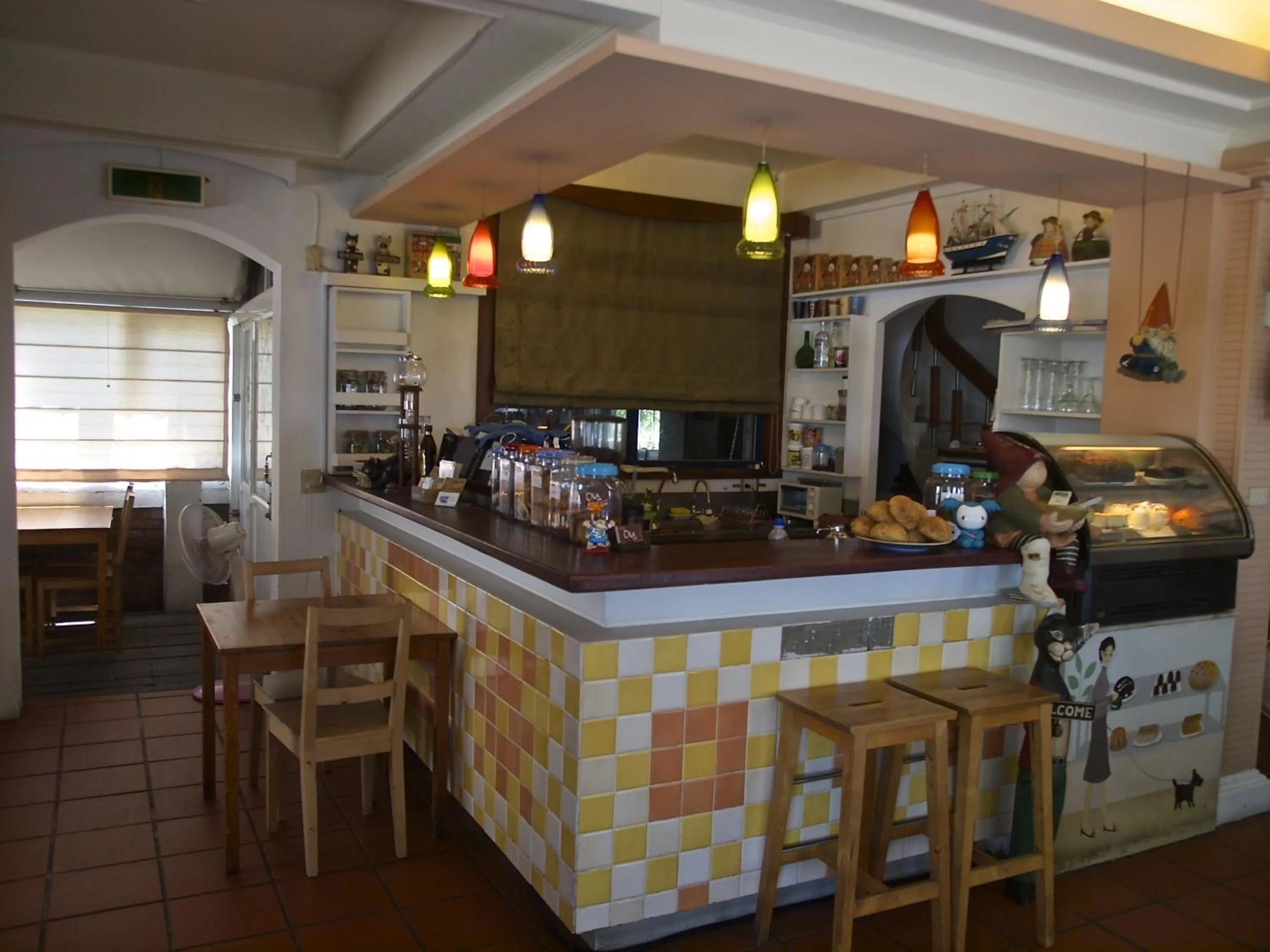 Lounge or bar in Oia Cafe B&B