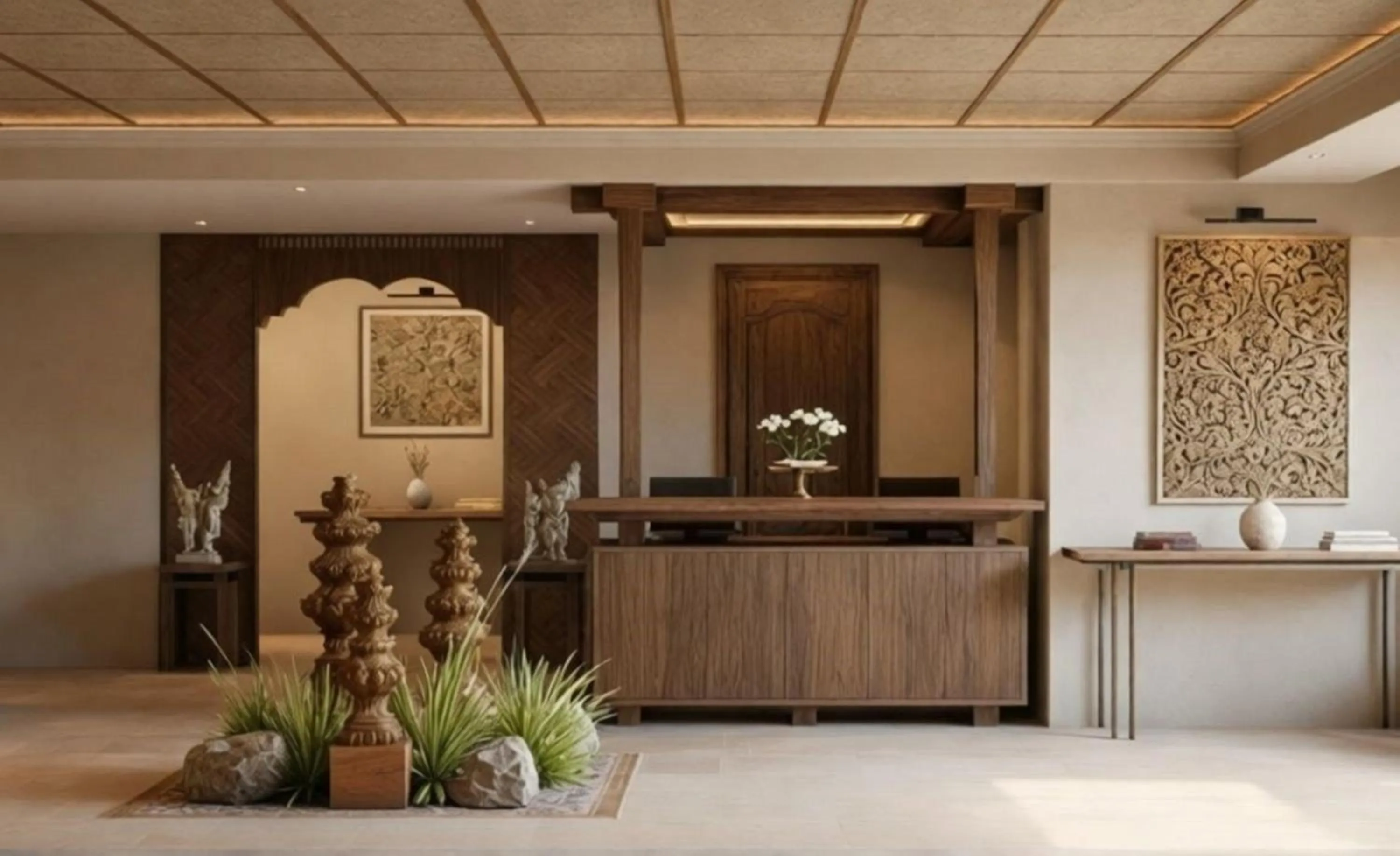 Lobby or reception in Anumana Ubud Hotel