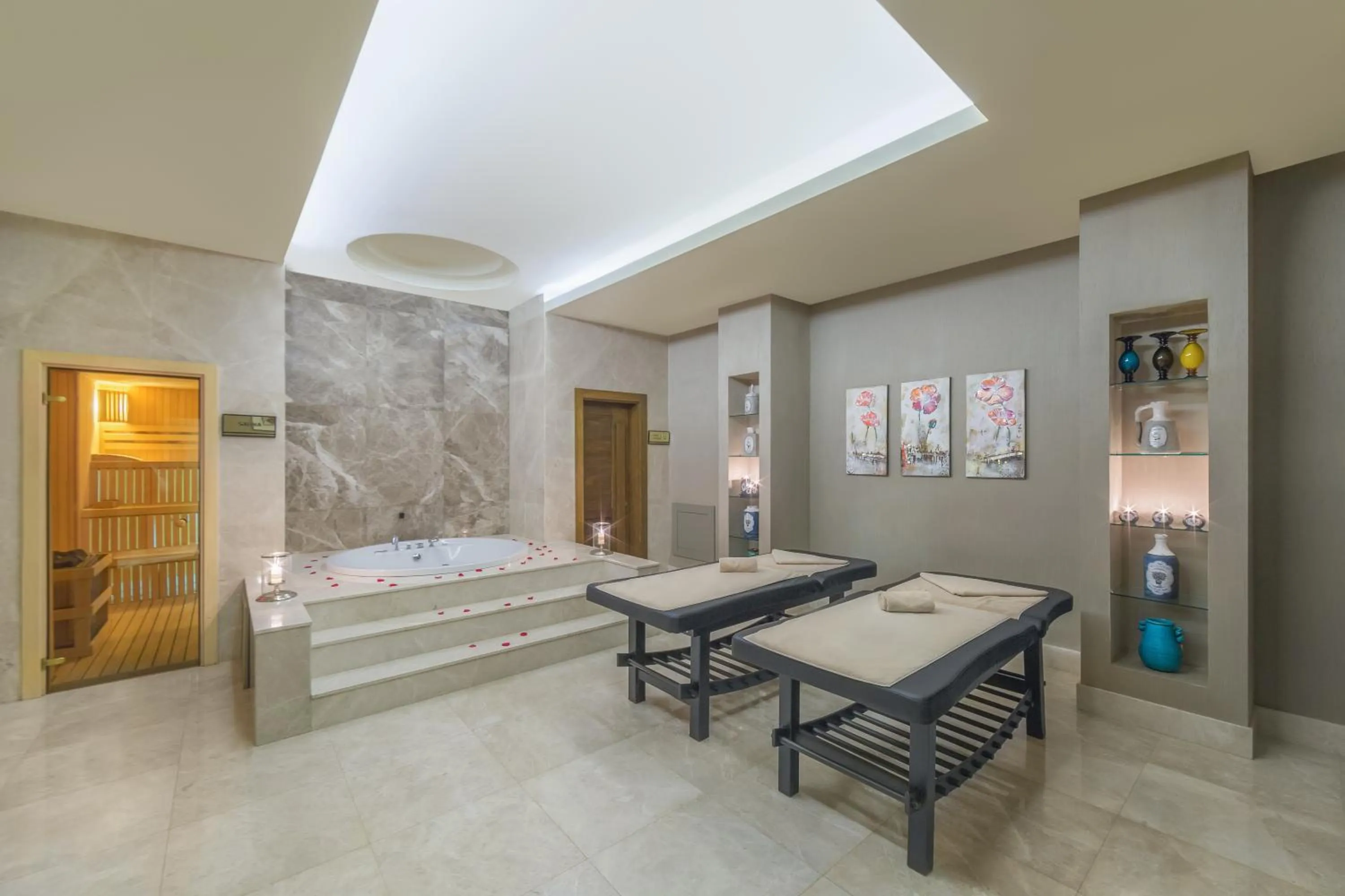 Sauna in Qafqaz Tufandag Mountain Resort Hotel