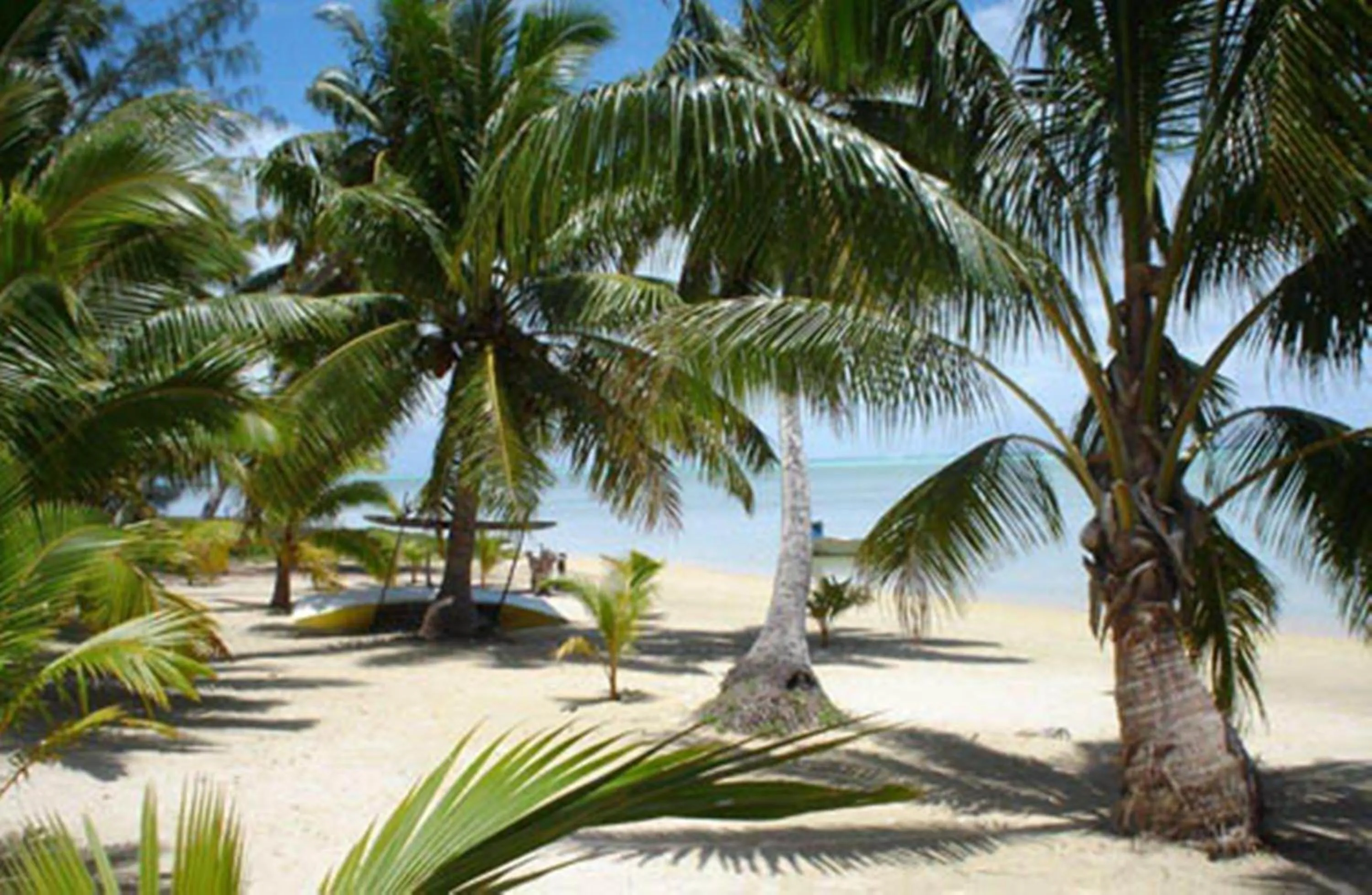 Beach in Paparei Beachfront Bungalows, Aitutaki