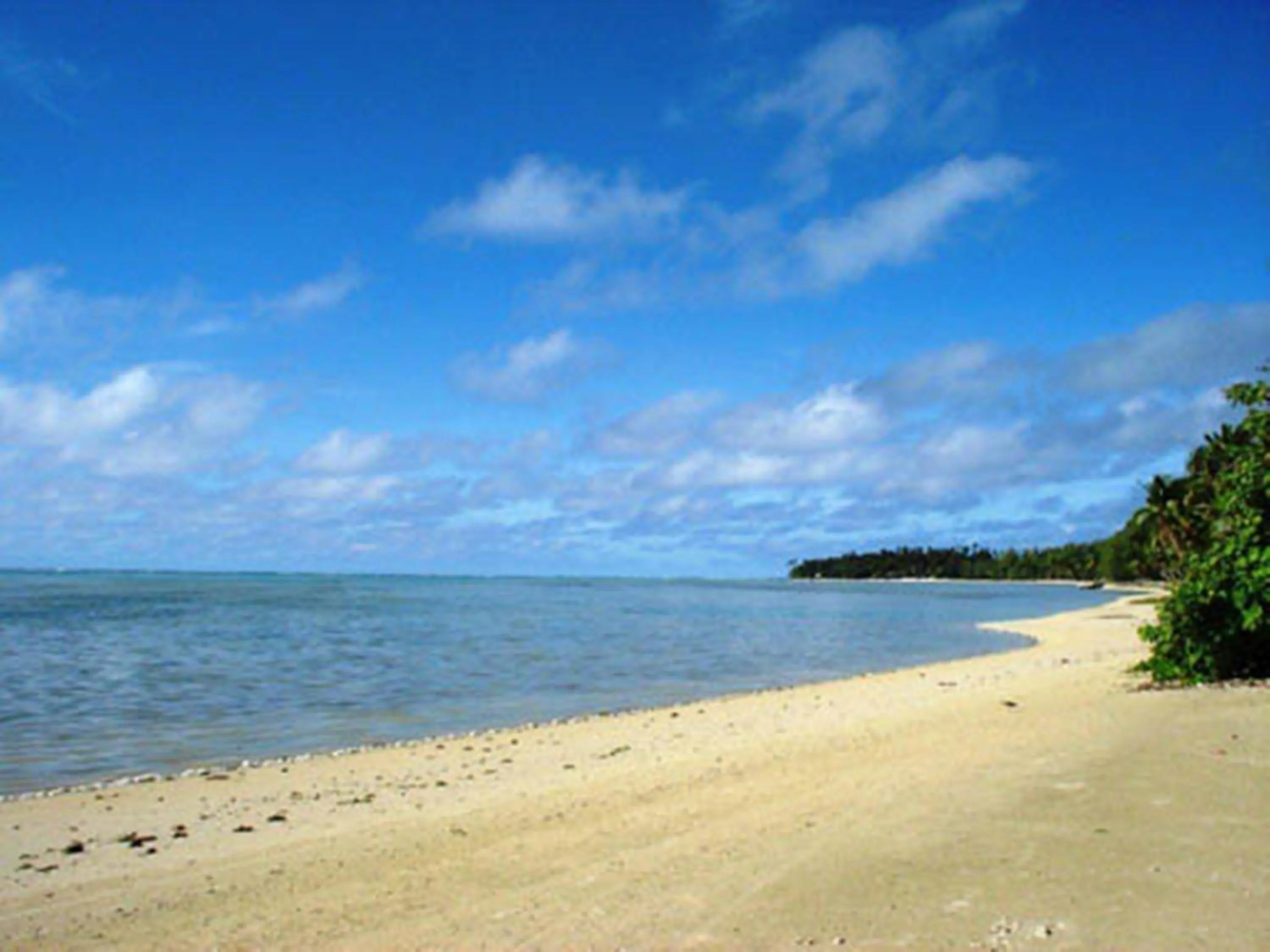 Beach in Paparei Beachfront Bungalows, Aitutaki