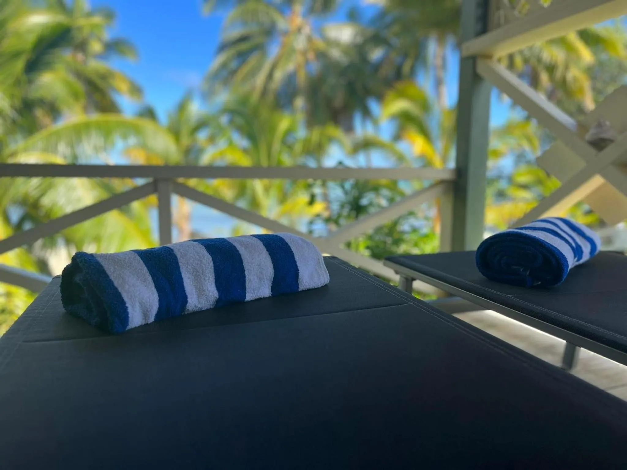 View (from property/room) in Paparei Beachfront Bungalows, Aitutaki