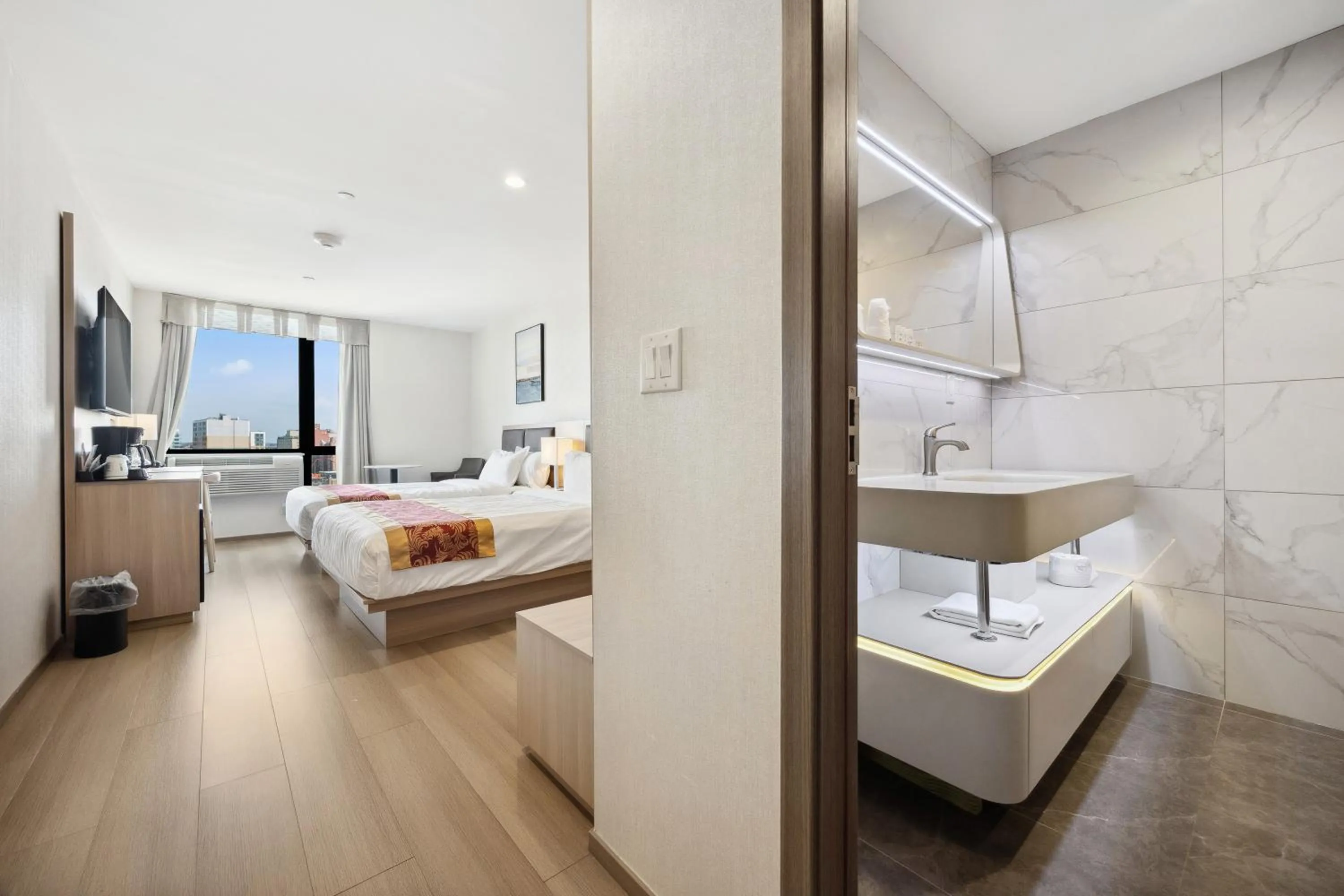 Bed in Ramada by Wyndham Flushing Queens