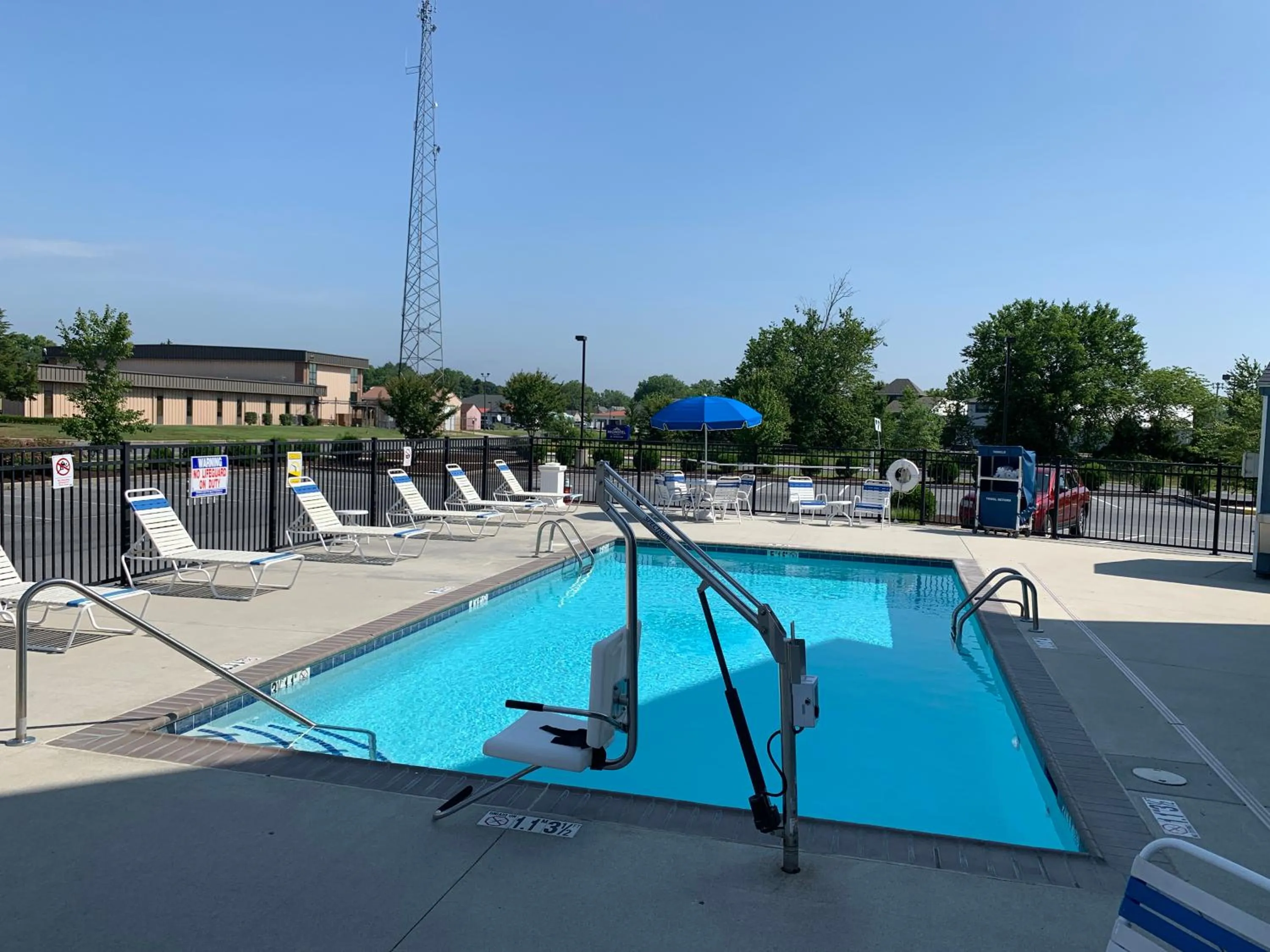 Swimming pool in Microtel Inn & Suites by Wyndham Georgetown Delaware Beaches