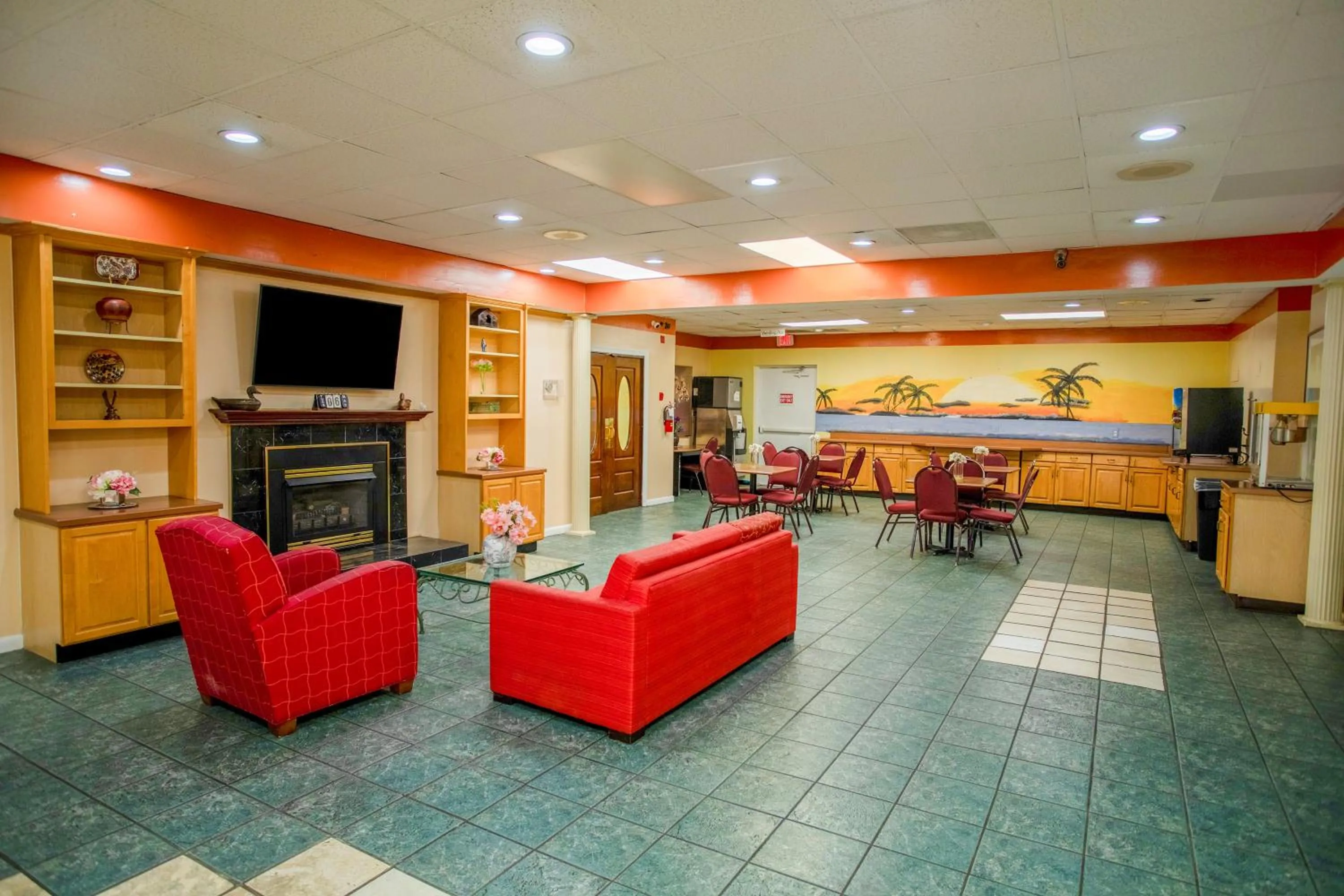 Lobby or reception in OYO hotel Greensboro east I 40