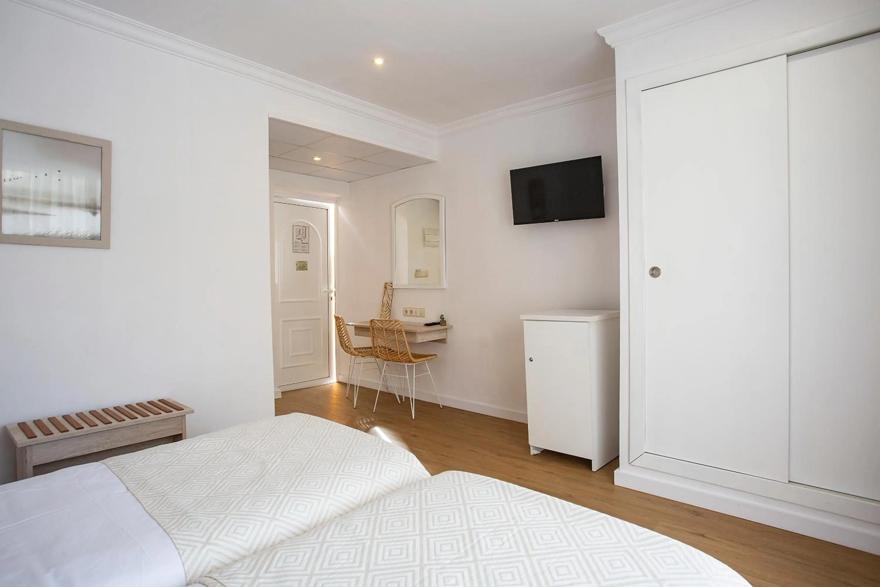 Bed in Hotel Cupidor