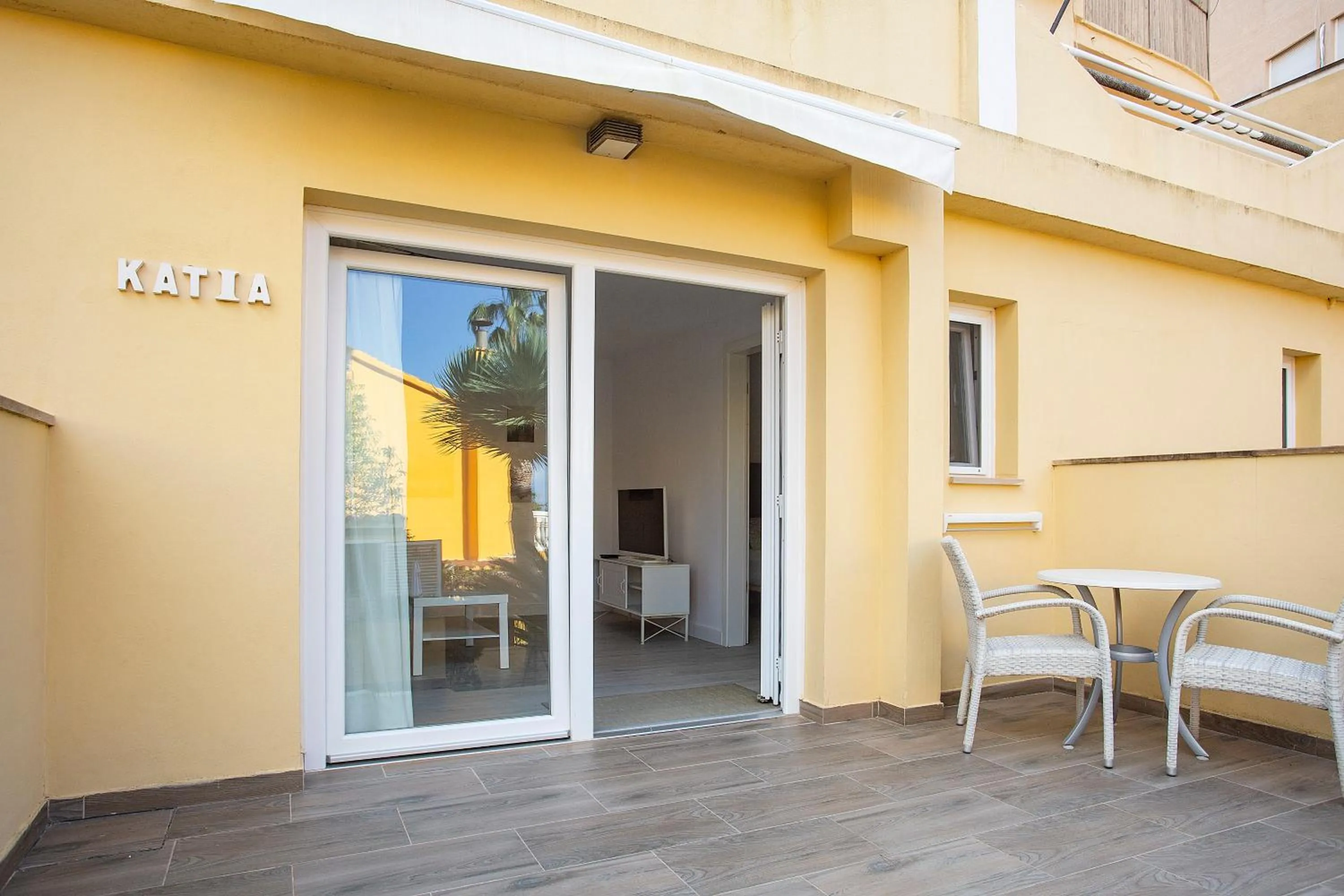 Patio in Hotel Cupidor