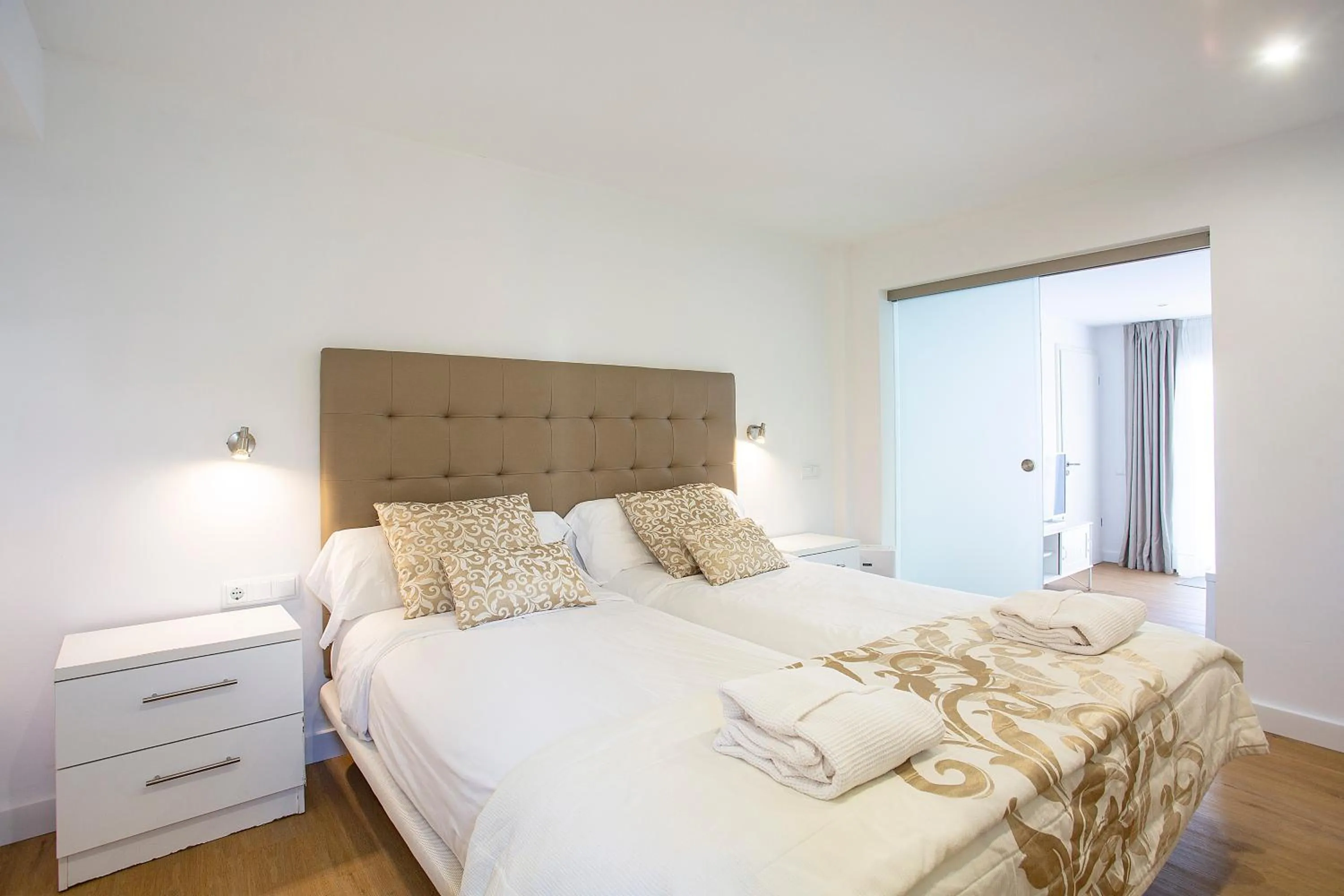 Bed in Hotel Cupidor