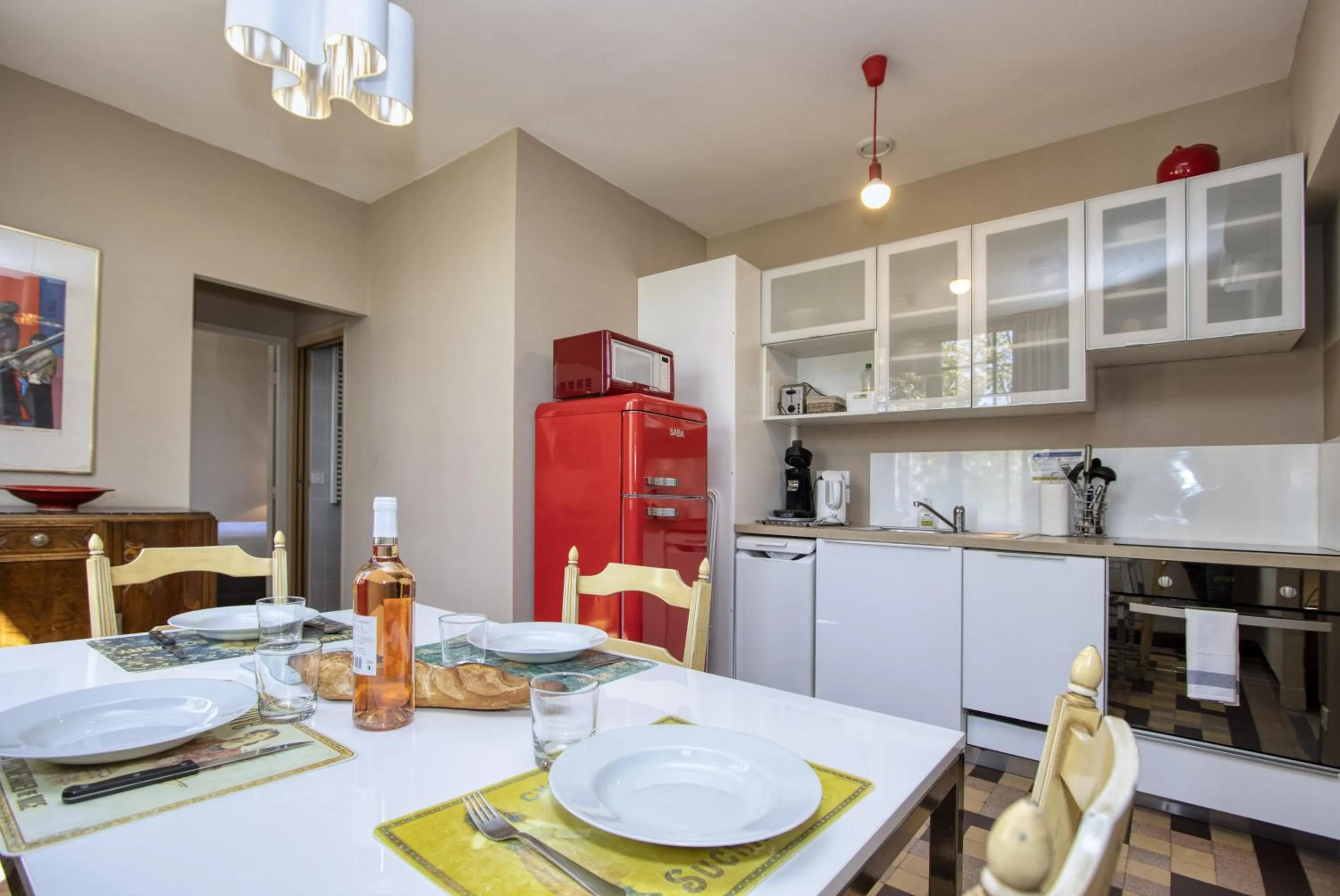 Dining area in Villa Maredda