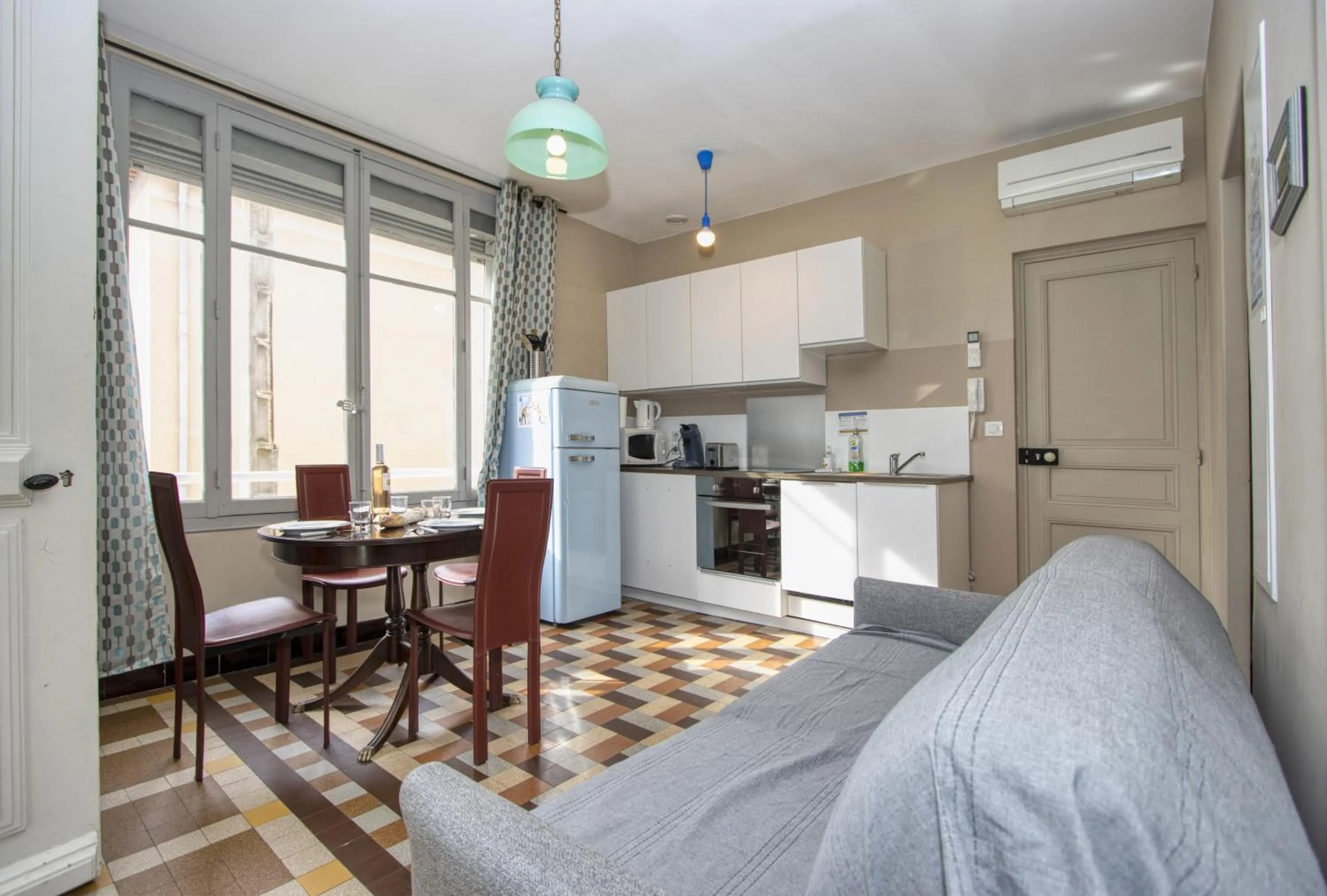 Seating area in Villa Maredda