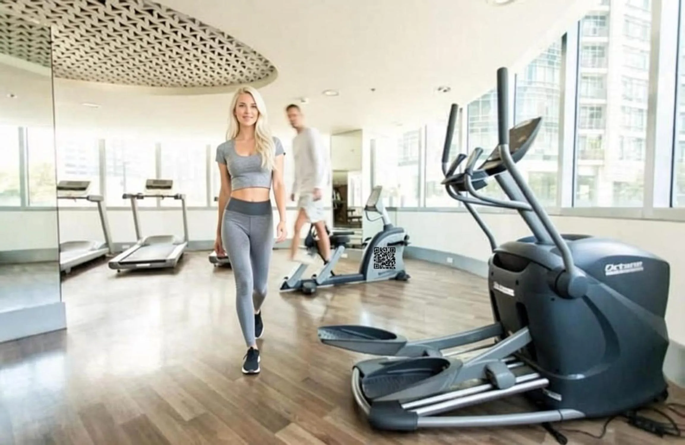 Fitness centre/facilities in Avant Apartments at The Fort
