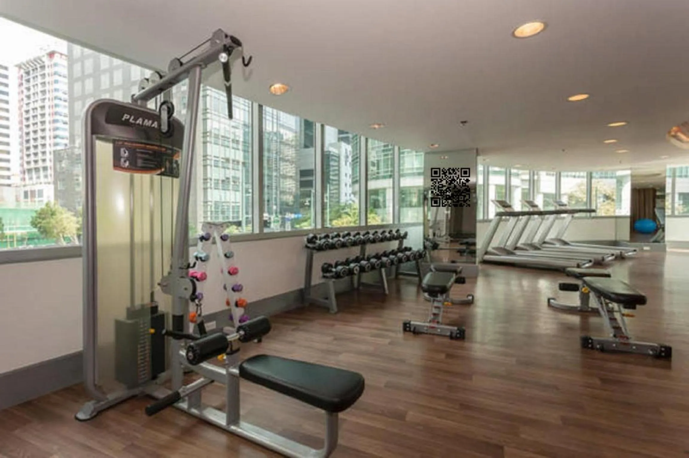 Fitness centre/facilities in Avant Apartments at The Fort