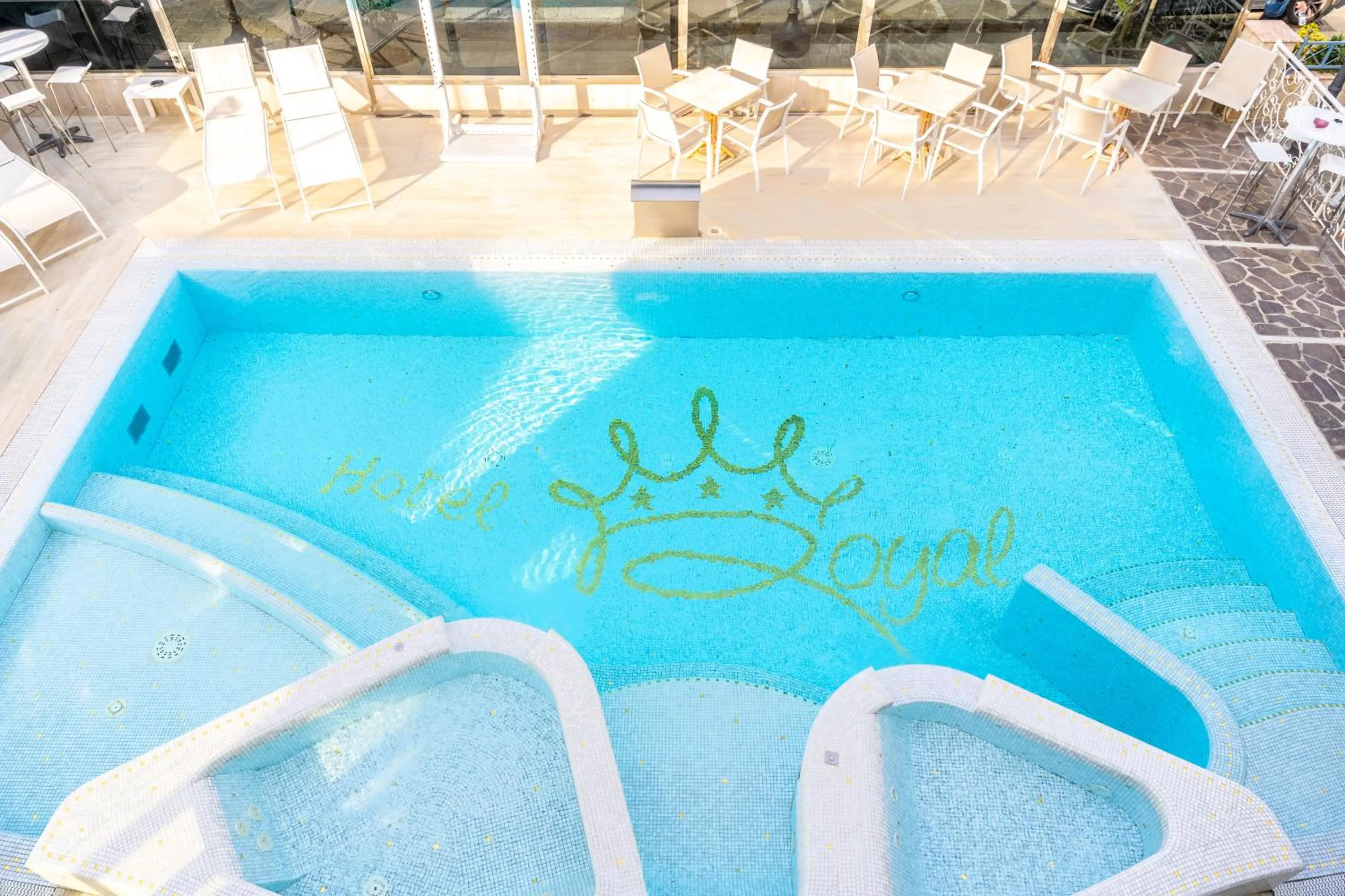Pool view in Royal Boutique Hotel