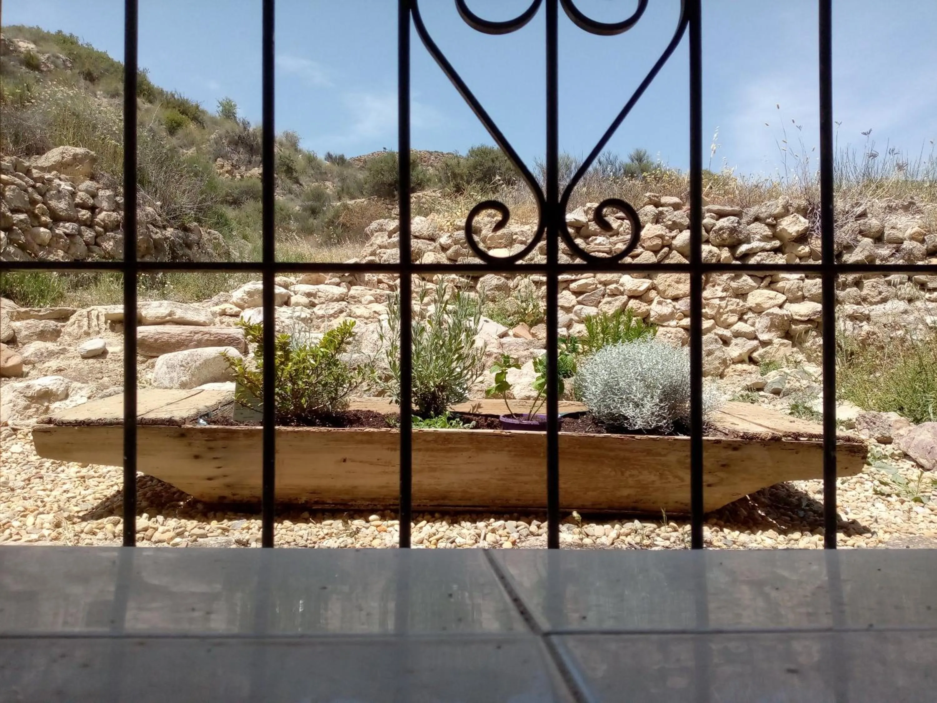 Garden view in Almond Reef Casa Rural