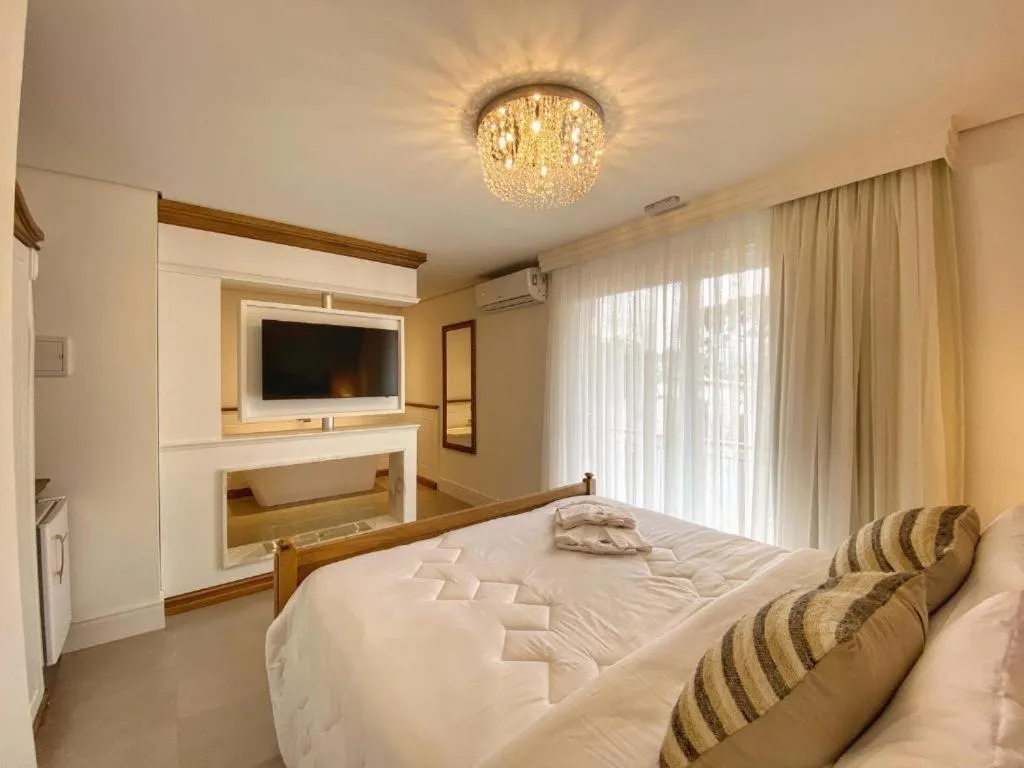 Bed in Pousada Villa Vie