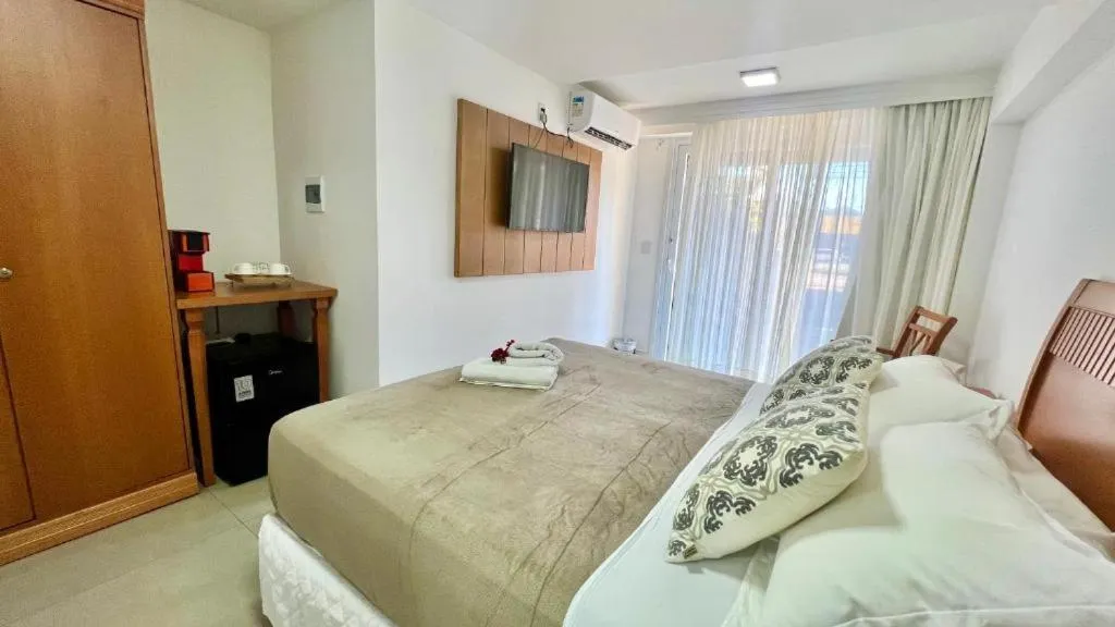 Bed in Pousada Villa Vie