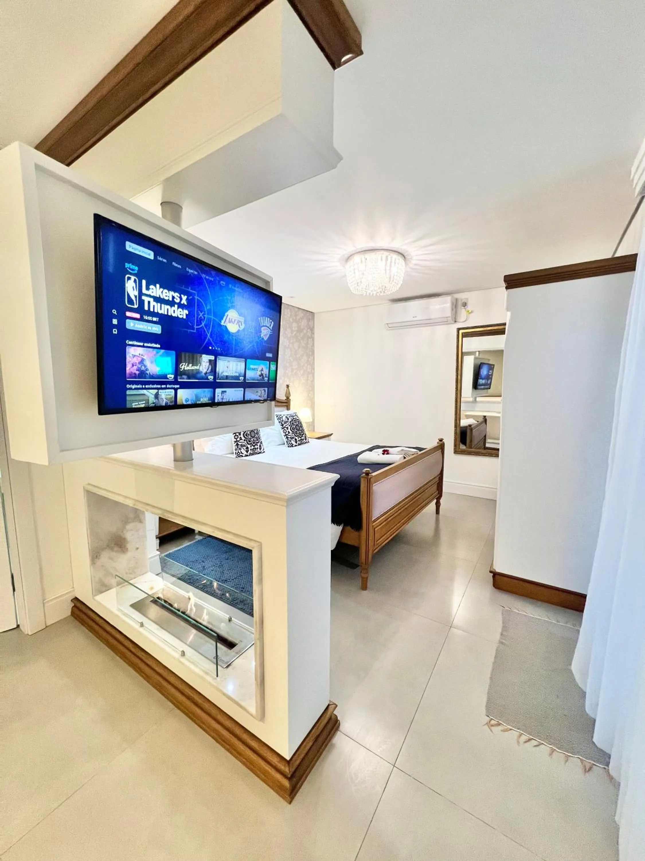 Bed in Pousada Villa Vie