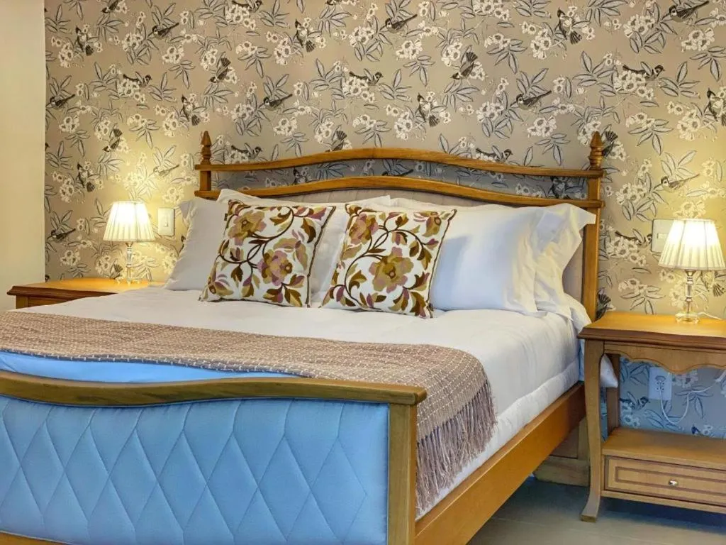 Bed in Pousada Villa Vie