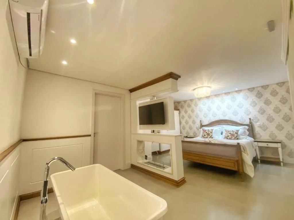 Bed in Pousada Villa Vie