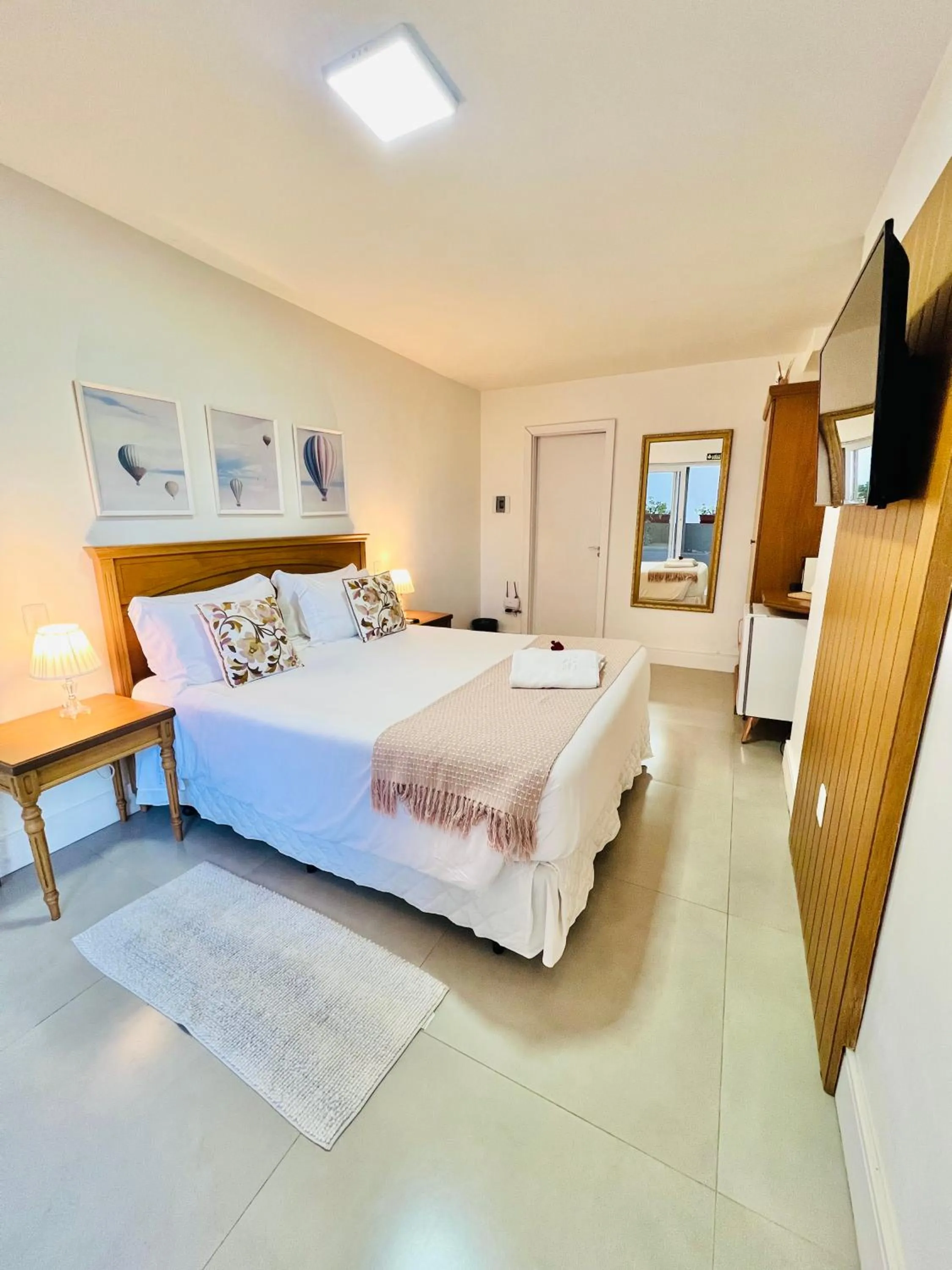 Bed in Pousada Villa Vie