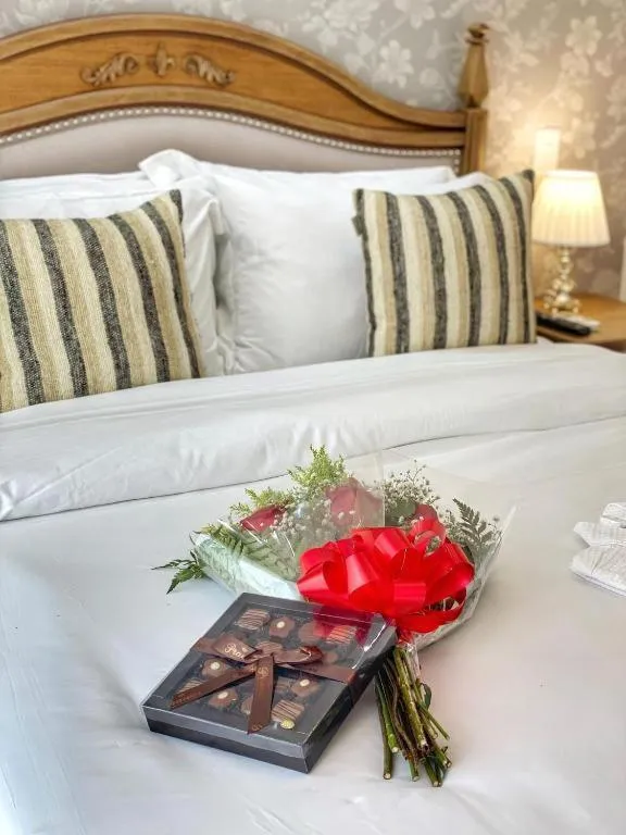 Bed in Pousada Villa Vie