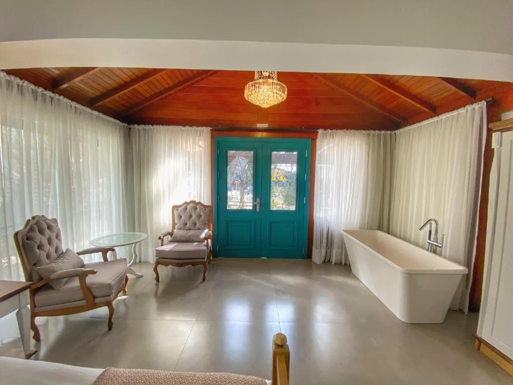 Bed in Pousada Villa Vie