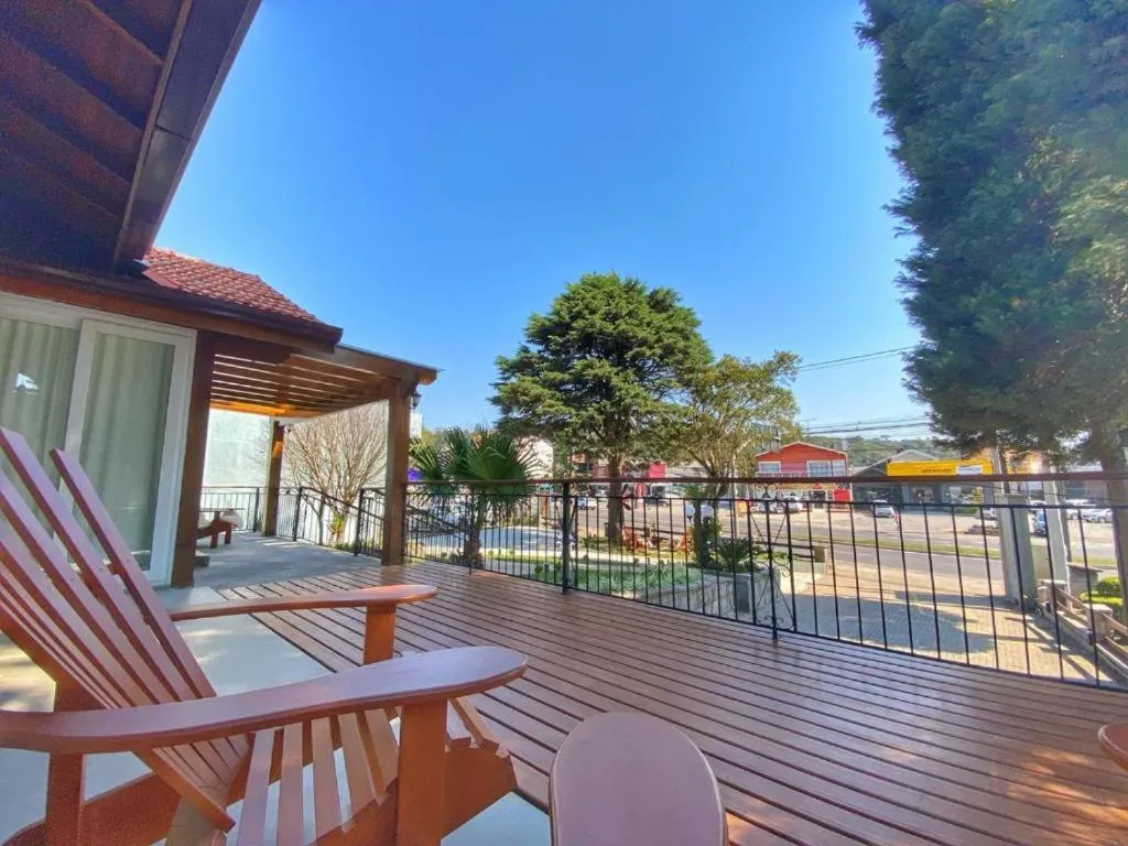 Balcony/Terrace in Pousada Villa Vie