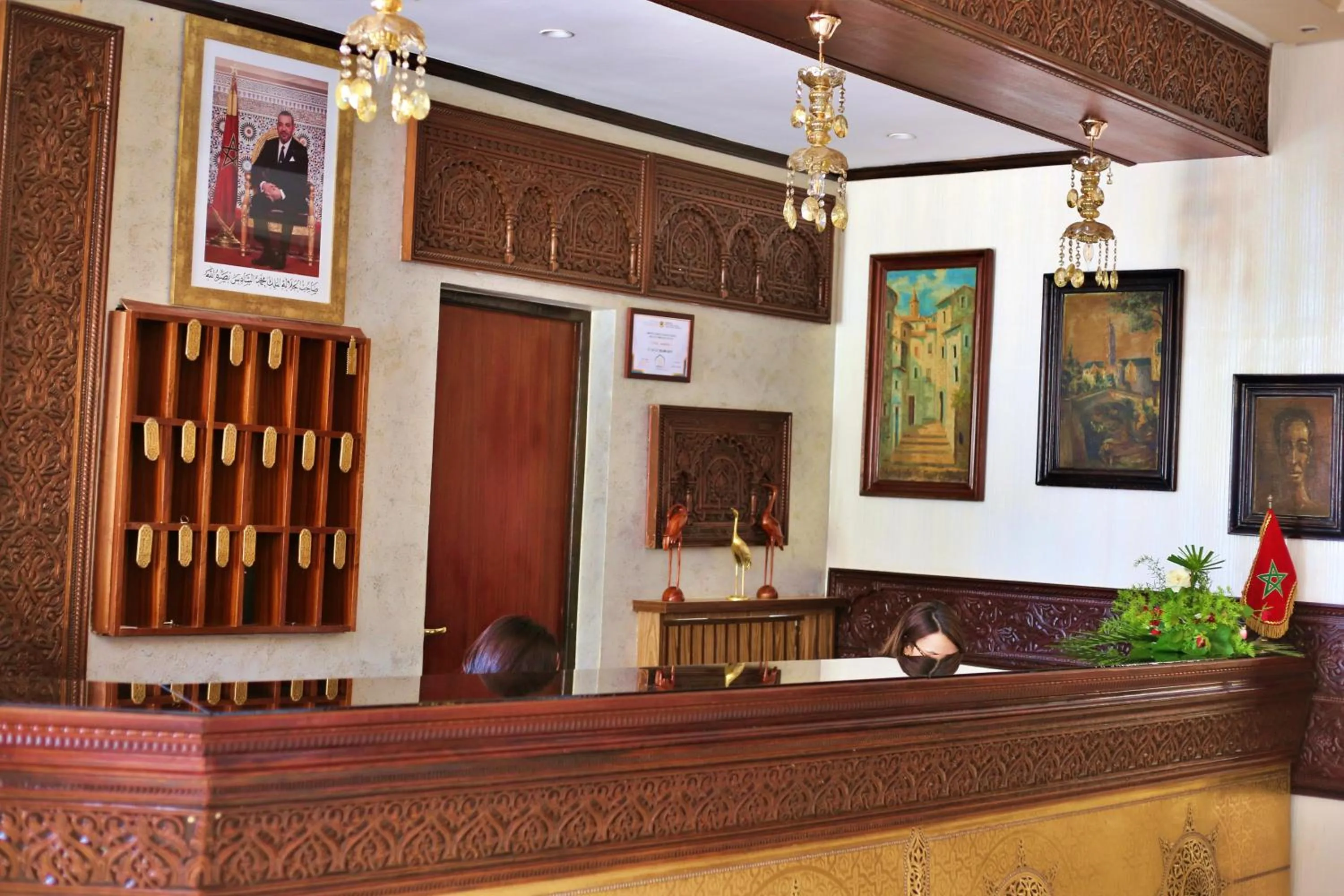 Lobby or reception in Hotel Mamora Kénitra