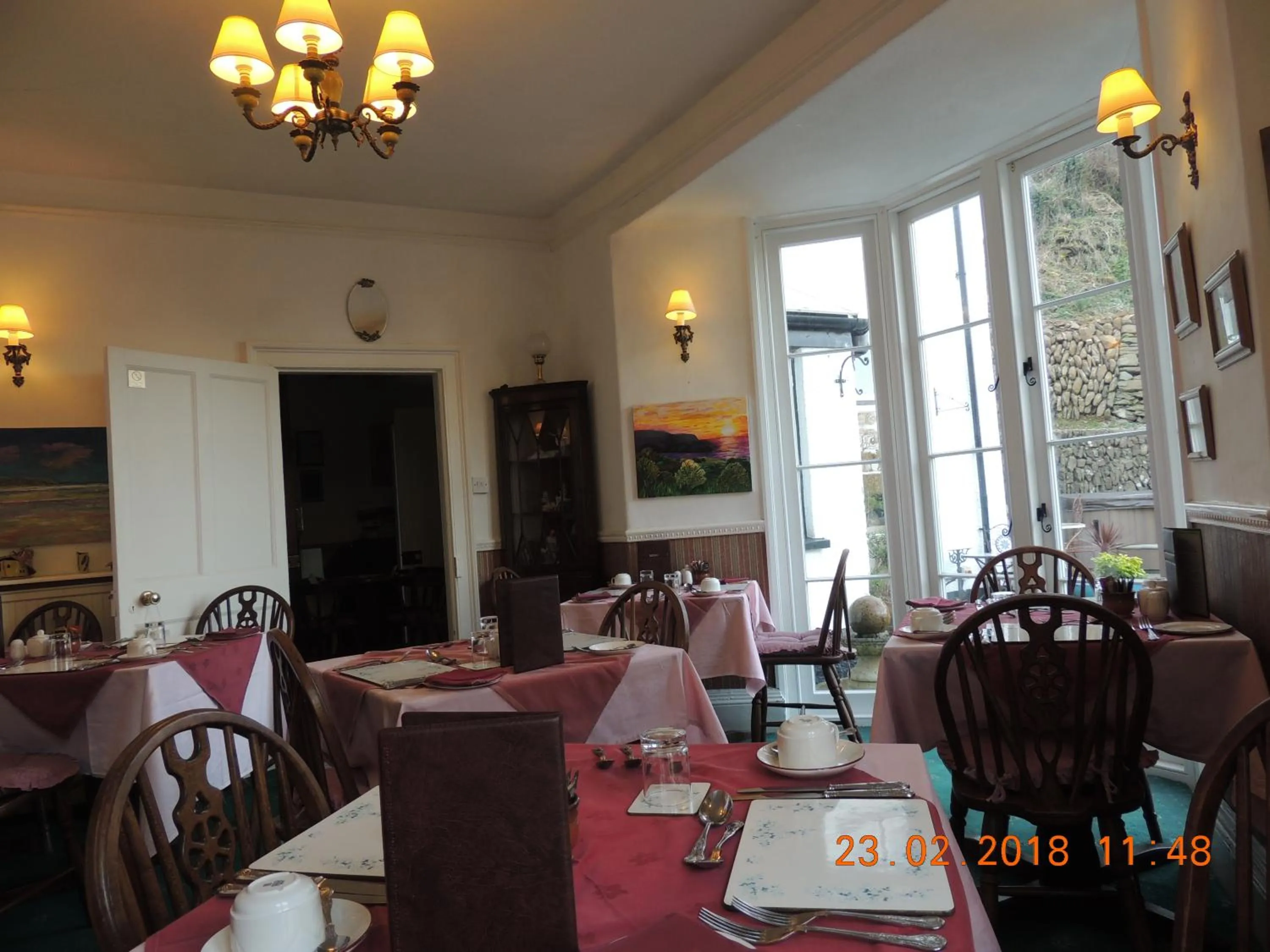 Dining area in Orchard House Hotel