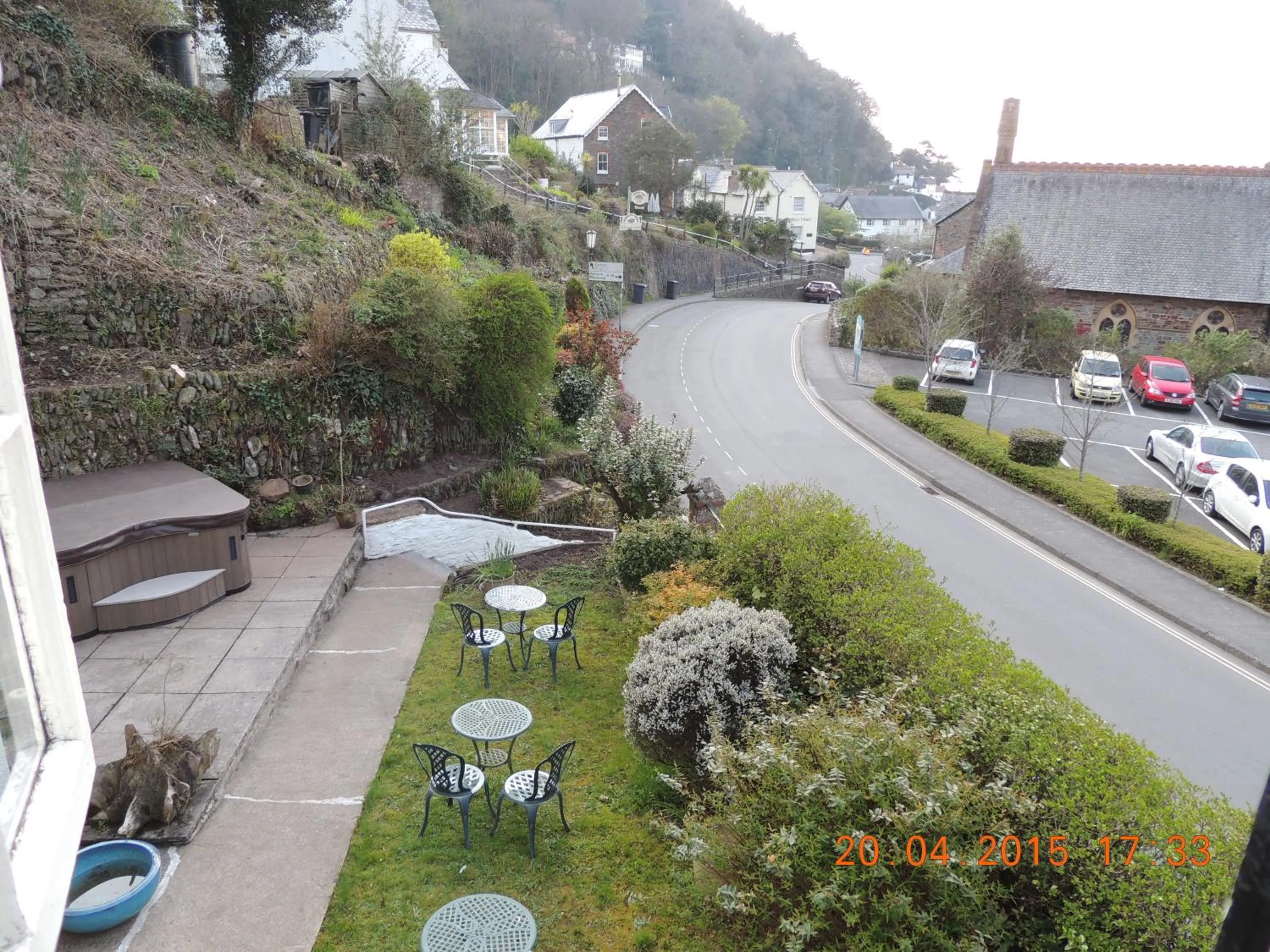 Garden view in Orchard House Hotel