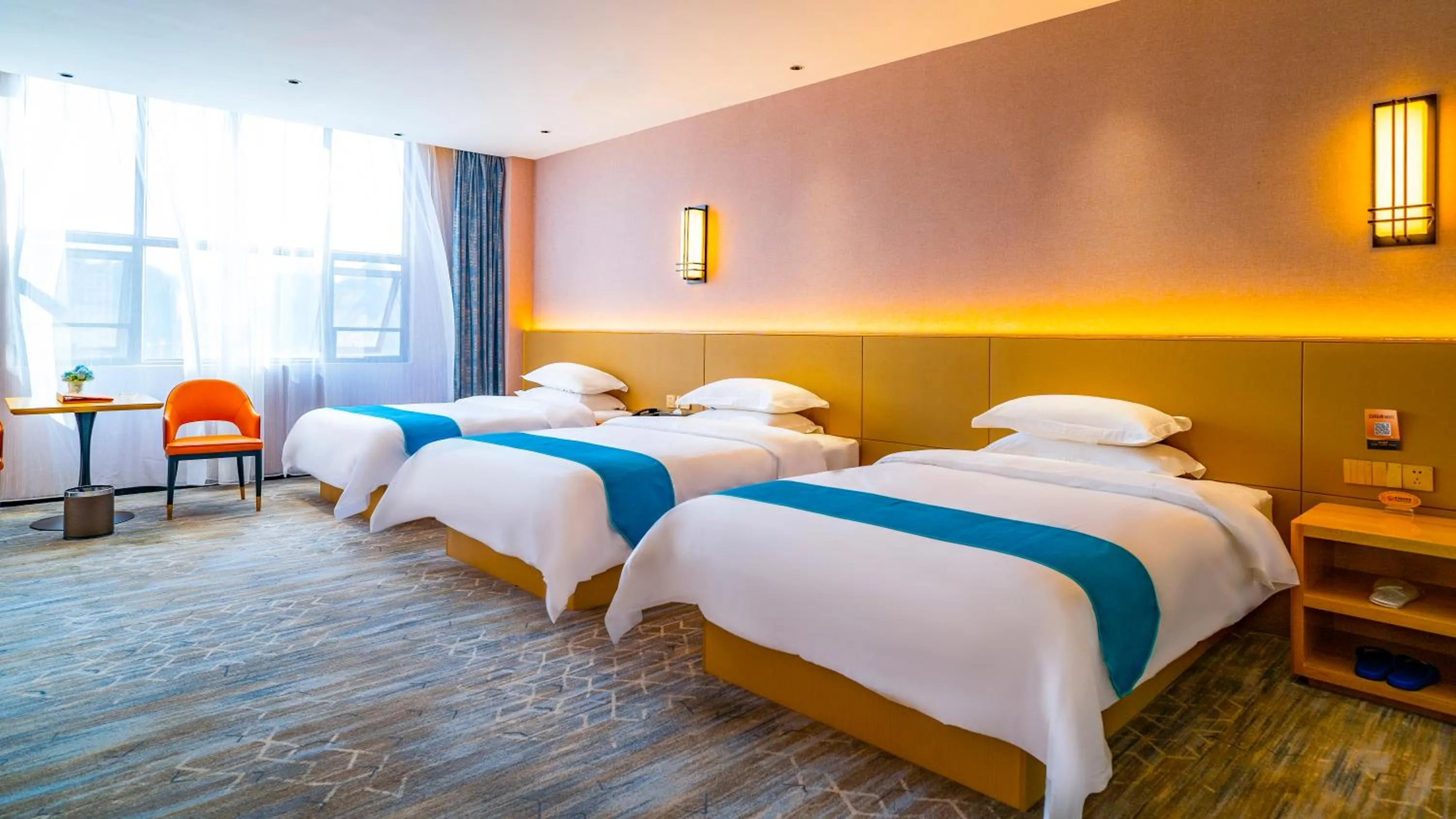 Bedroom, Bed in Wansheng Hotel